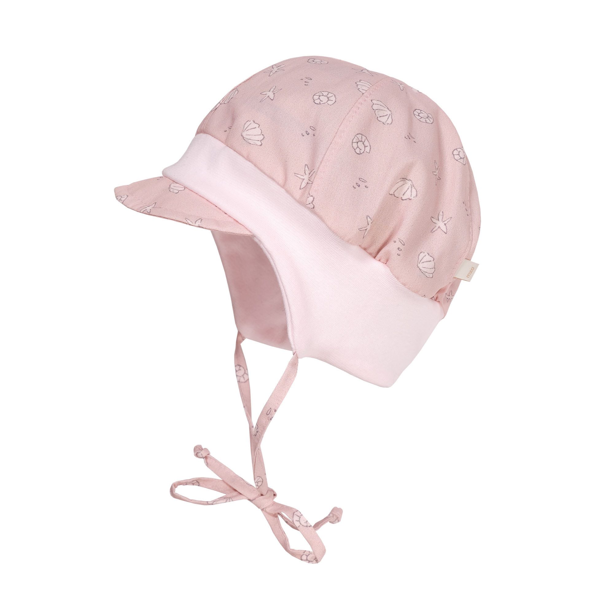 Schirmmütze BABY GIRL-Schildmütze, maritim Bindeband, Jerseybund, UV 50
