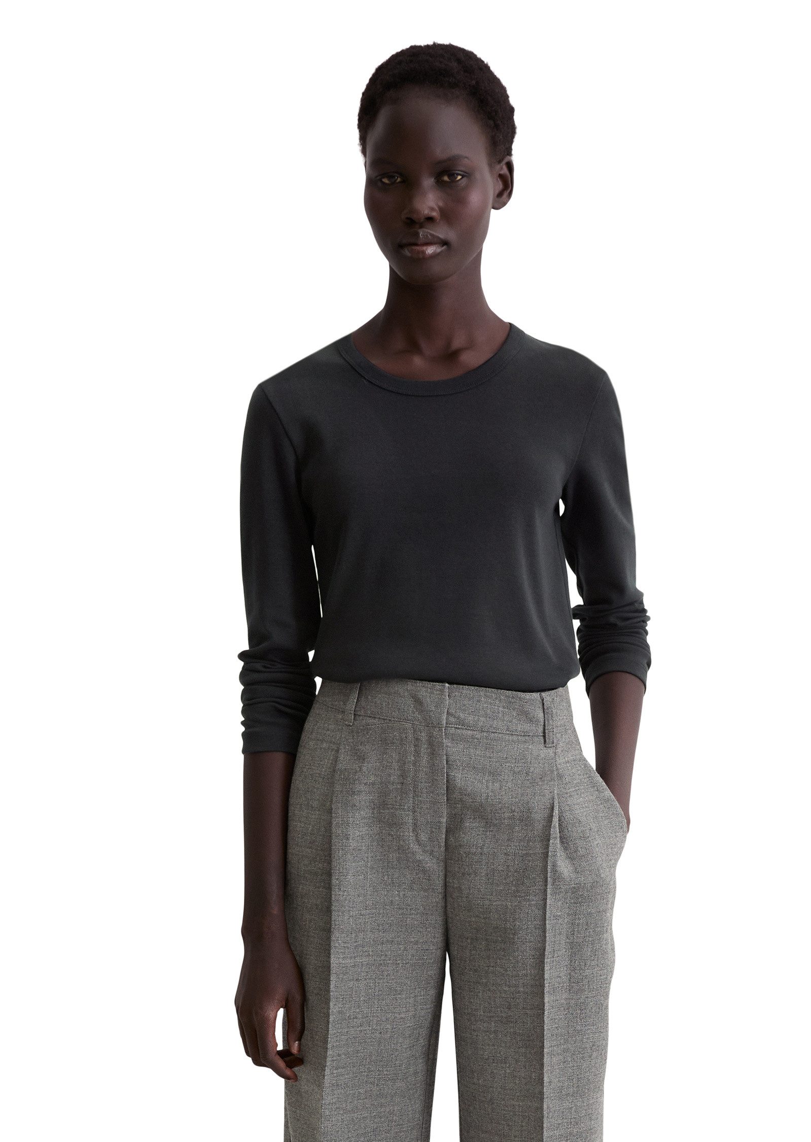 Marc O'Polo Langarmshirt aus reiner Bio-Baumwolle günstig online kaufen