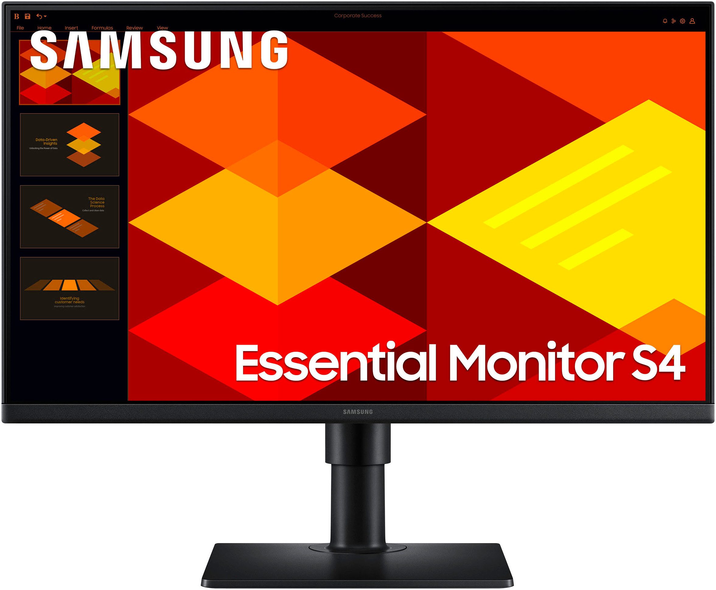 Samsung S24D400GAU LED-Monitor (60 cm/24 ", 1920 x 1080 px, Full HD, 5 ms Reaktionszeit, 100 Hz, IPS-LED)