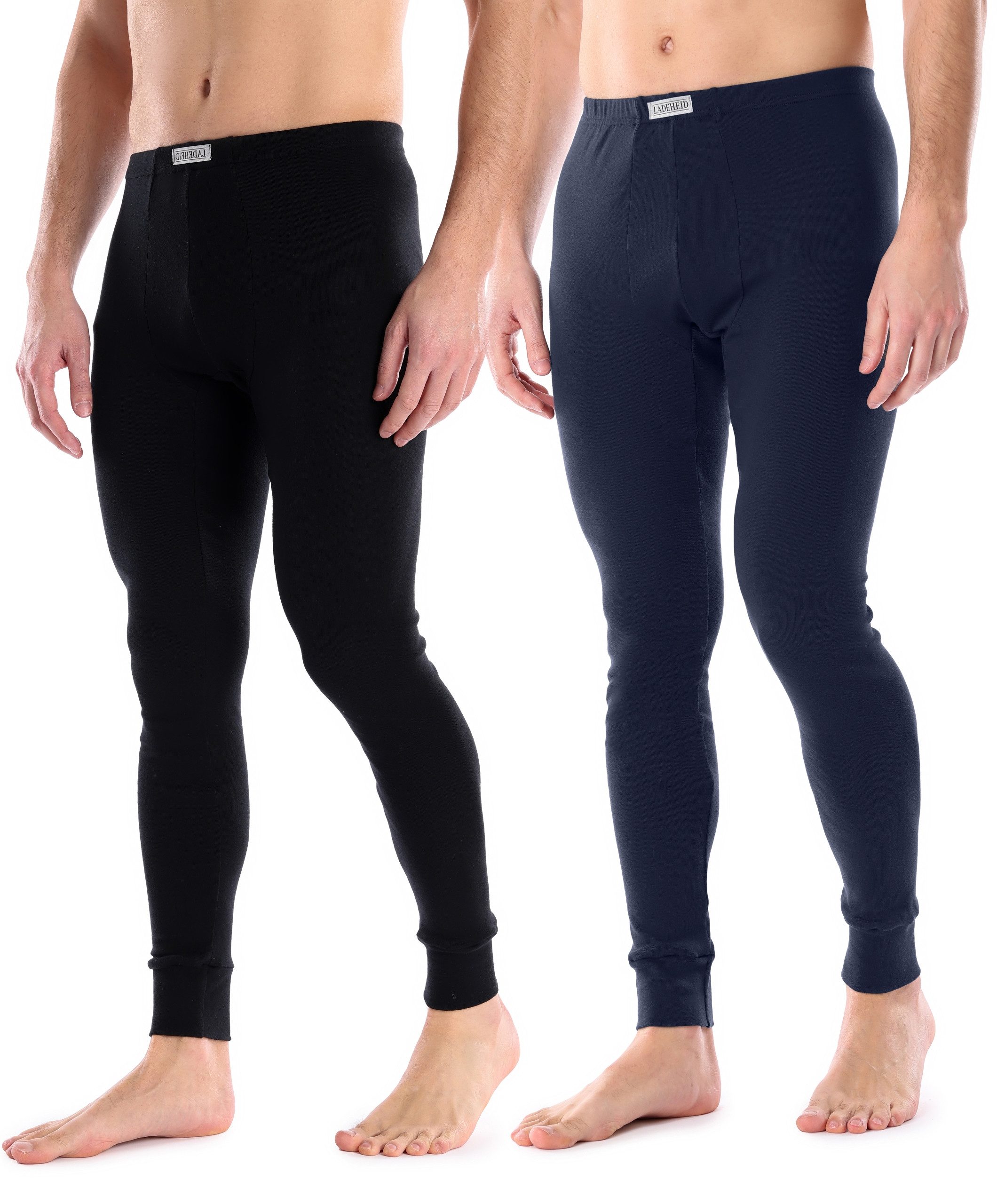 Ladeheid Lange Unterhose 2-er Pack Herren lange Thermounterhose LA40-247 (1 günstig online kaufen