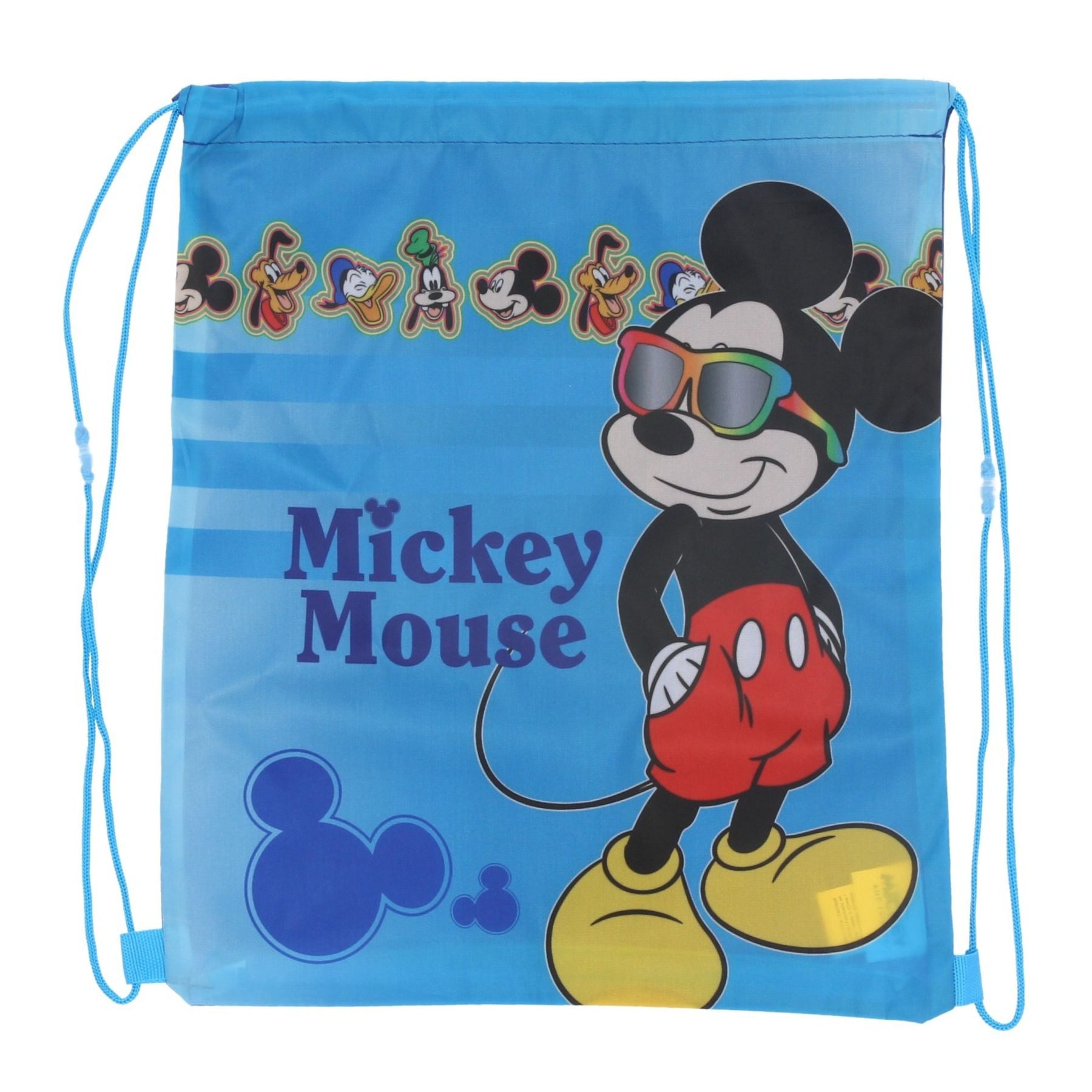Disney Mickey Mouse Turnbeutel Gymbag für Jungen und Mädchen für Alltag und Aktivitäten 35 × 40 cm
