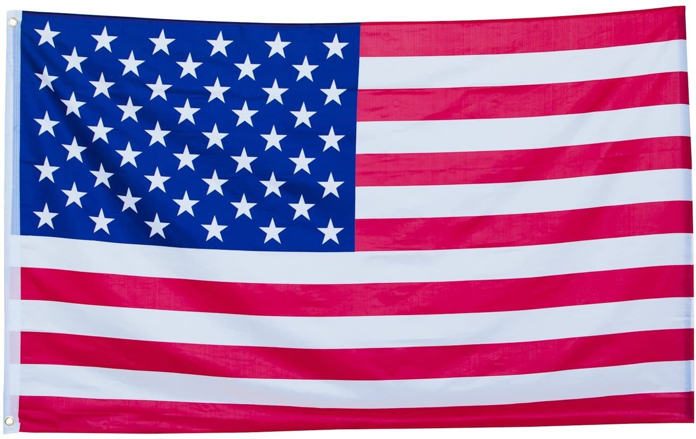 BRUBAKER Fahne Große Hissflagge USA - Amerika 150 cm x 90 cm (1-St), Deutsche Nationalfahne für Fahnenmast oder Fan Dekoration - Flagge