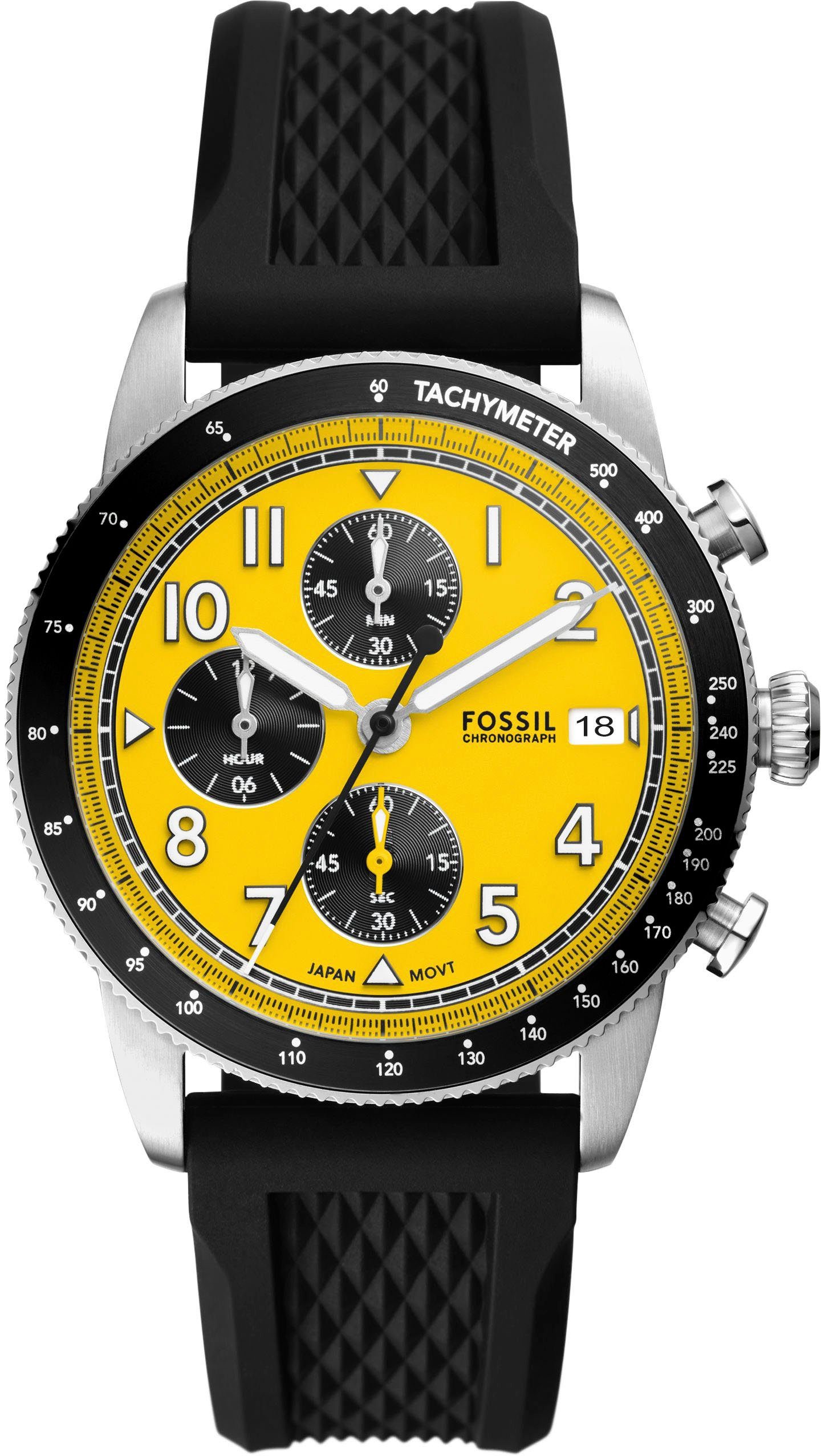 Fossil Chronograph SPORT TOURER, Quarzuhr, Armbanduhr, Herrenuhr, Stoppfunktion, Datum