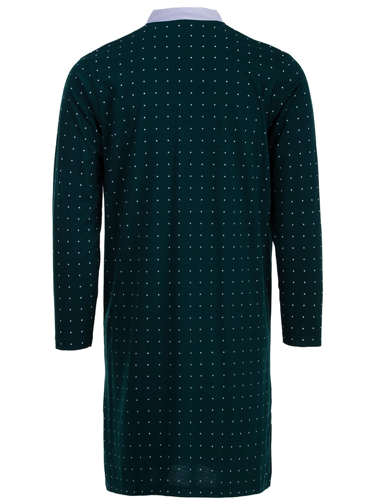 Henry Terre Nachthemd Nachthemd Langarm - Stehkragen mit Punkten günstig online kaufen