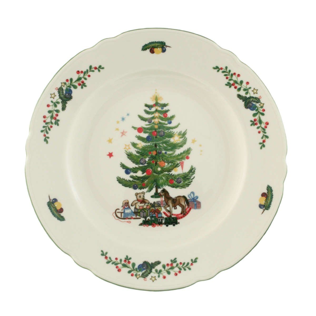 Seltmann Weiden Speiseteller Marie-Luise Weihnachten Weihnachtsgeschirr, 25 cm