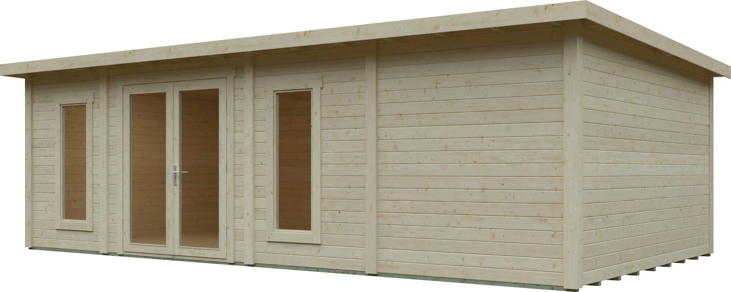 Kiehn-Holz BxT: Gartenhaus aus Geiseltalsee, cm, 779x440 naturbelassenem Fichtenholz