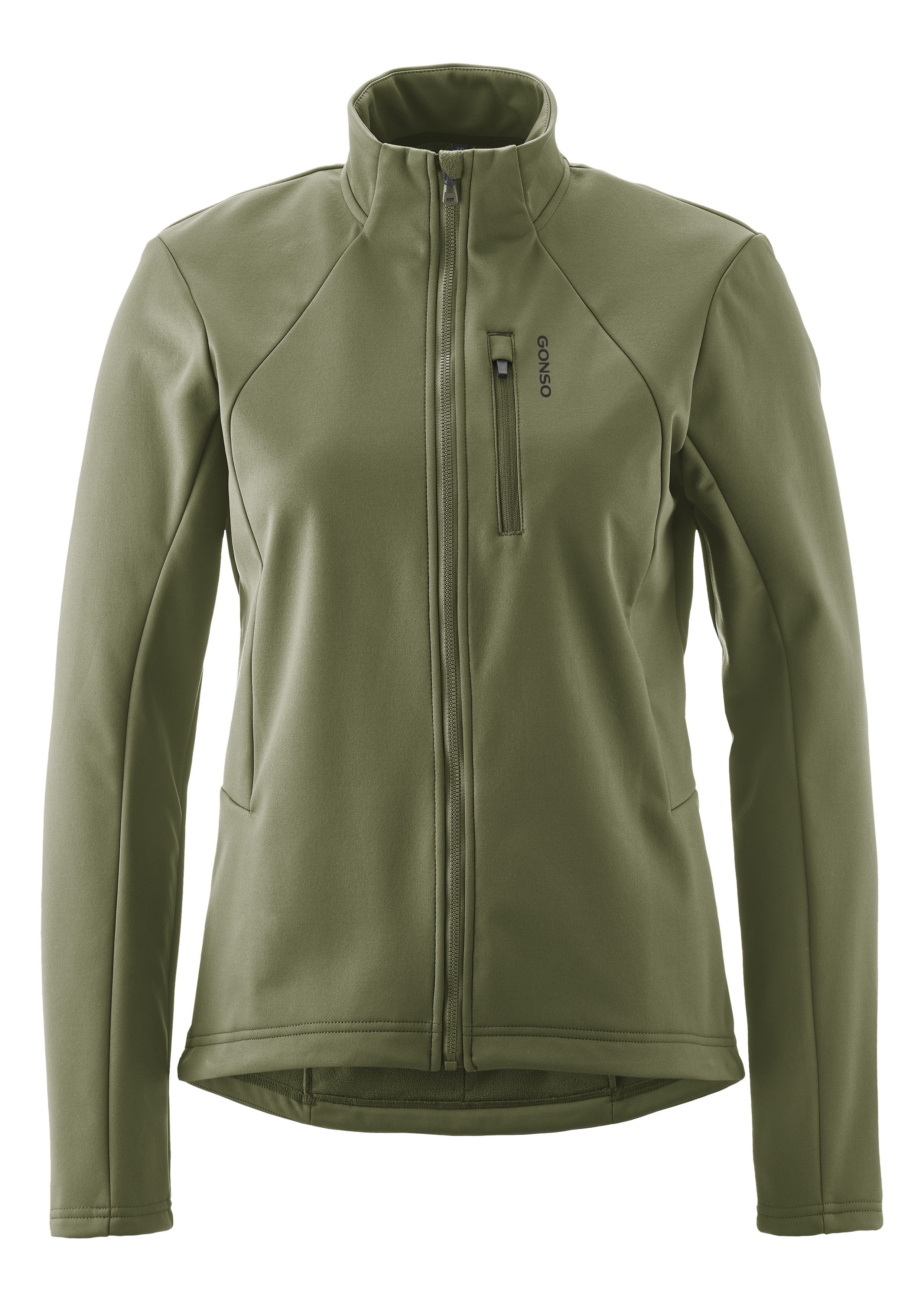 Gonso Fahrradjacke ADVENTURE JACKET SOFTSHELL W Damen Radjacke, atmungsaktiv, Slim Fit