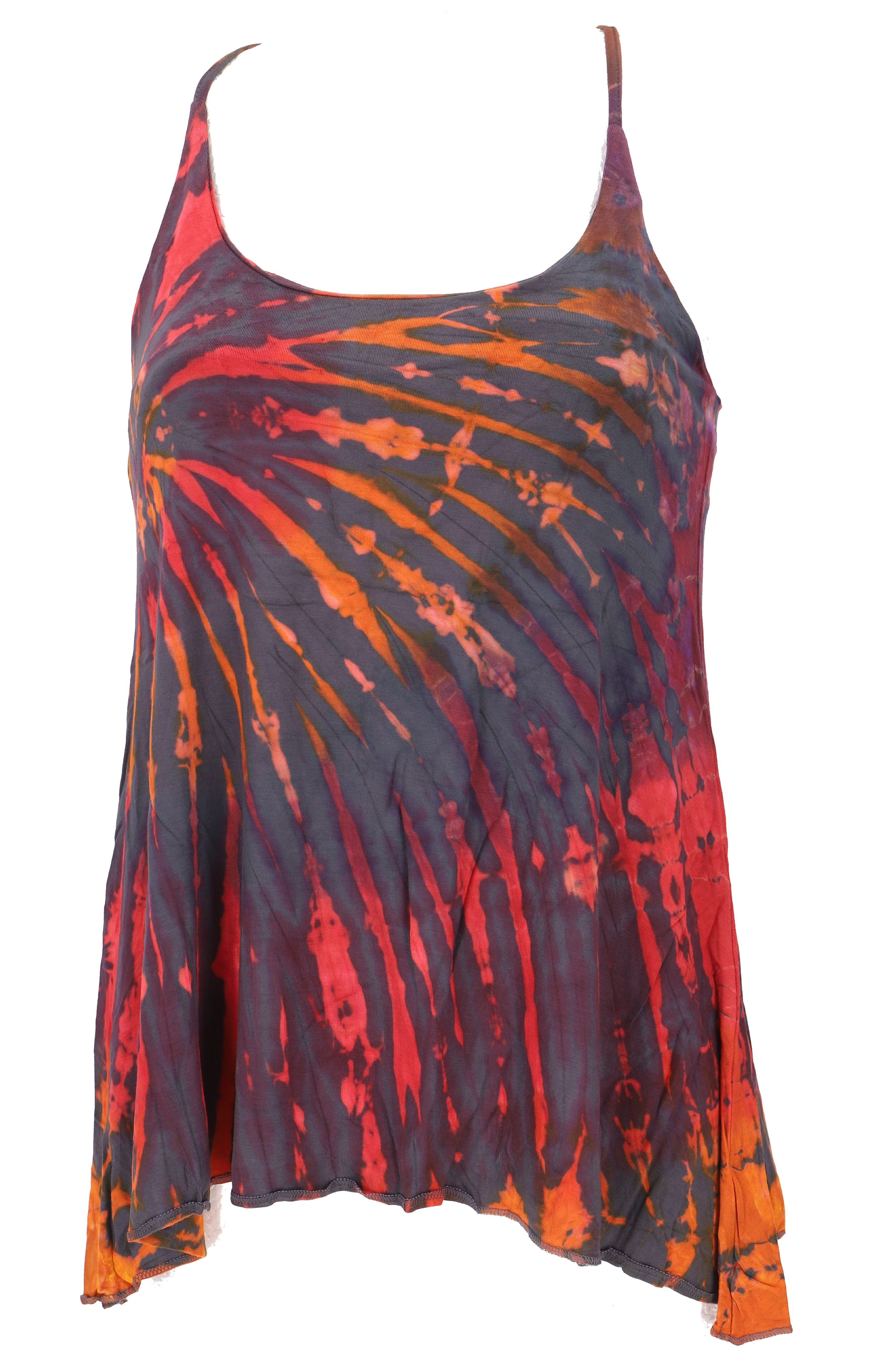 Guru-Shop T-Shirt Sommerliches Boho Batik Top, günstig online kaufen
