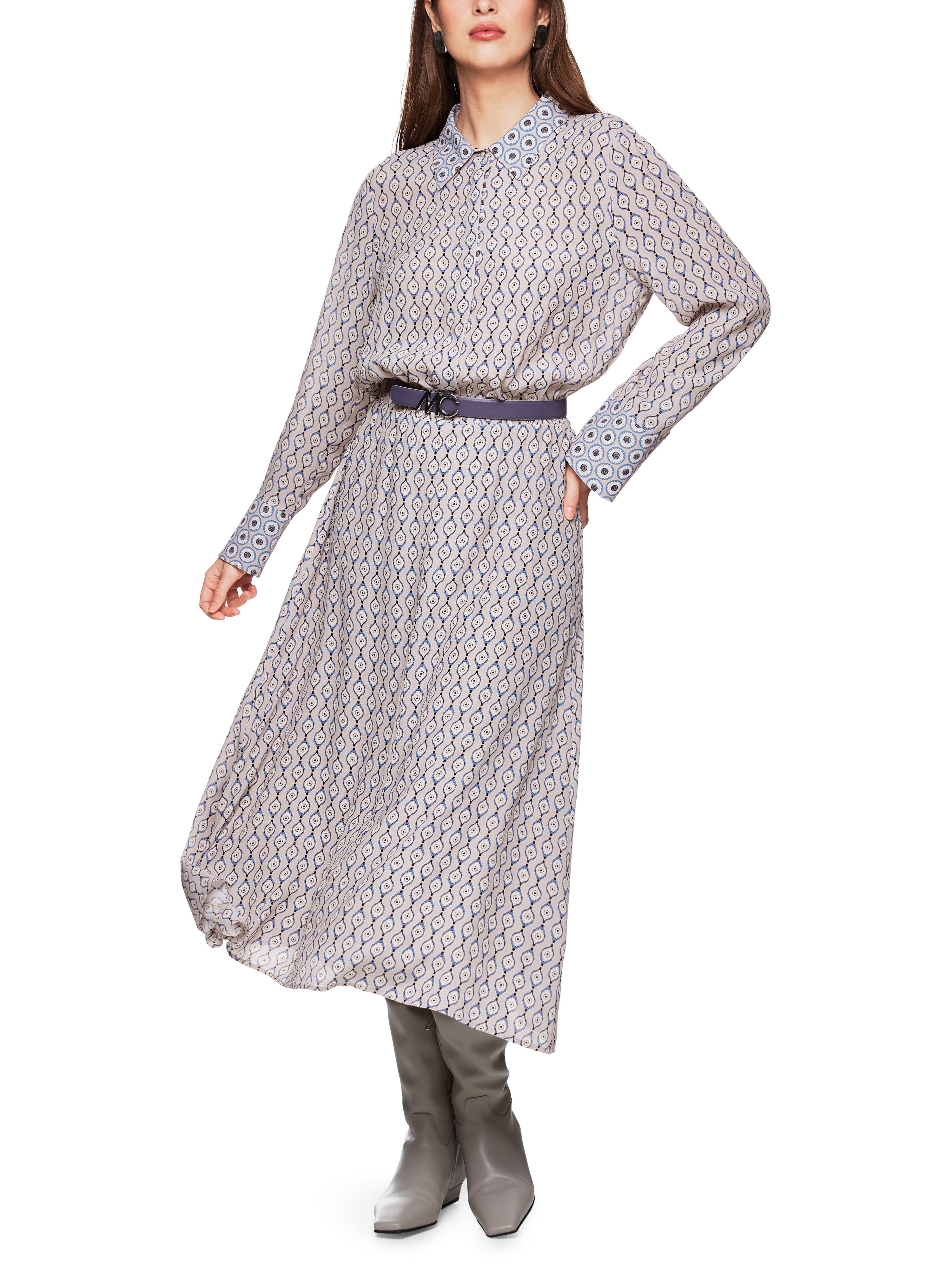 Marc Cain Blusenkleid Romantic Tresaures Premium Damenmode Maxikleid Blusen günstig online kaufen