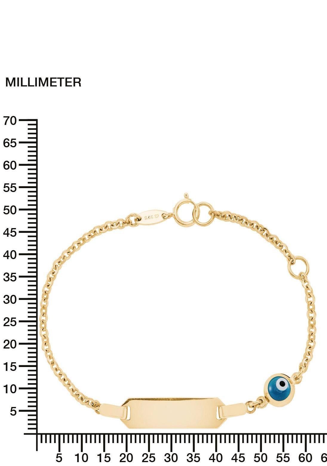 Amor Goldarmband Evil Eye, mit Glasstein