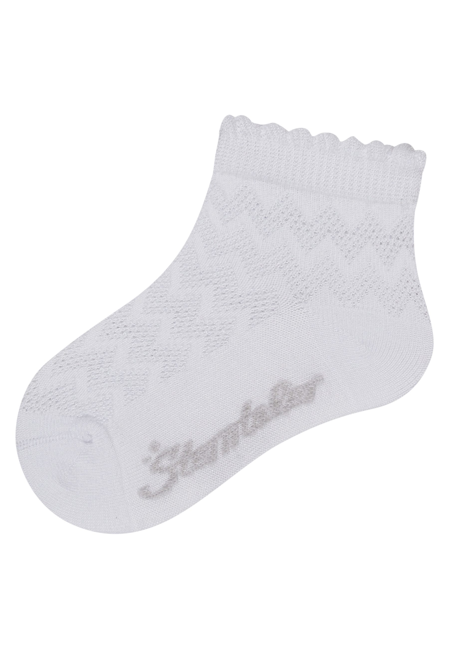 Sterntaler® Feinsöckchen Socken Struktur Socken mit hohem Baumwollanteil, handgekettelter Fußsspitze, elastisch