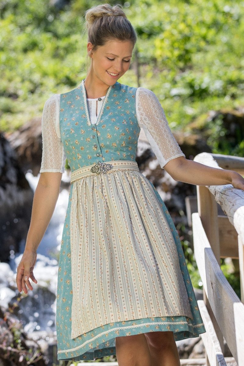 Gwandlalm Дирндль Retro Дирндль 2tlg. - LAUTERTAL - aqua