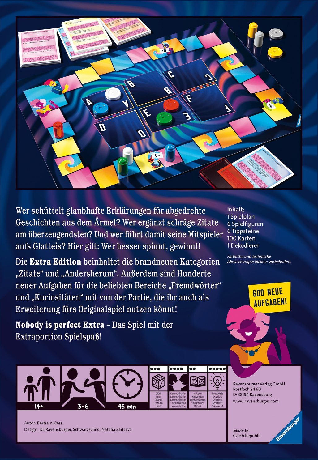 Ravensburger Spiel Nobody is Perfect Midi, Made in Europe