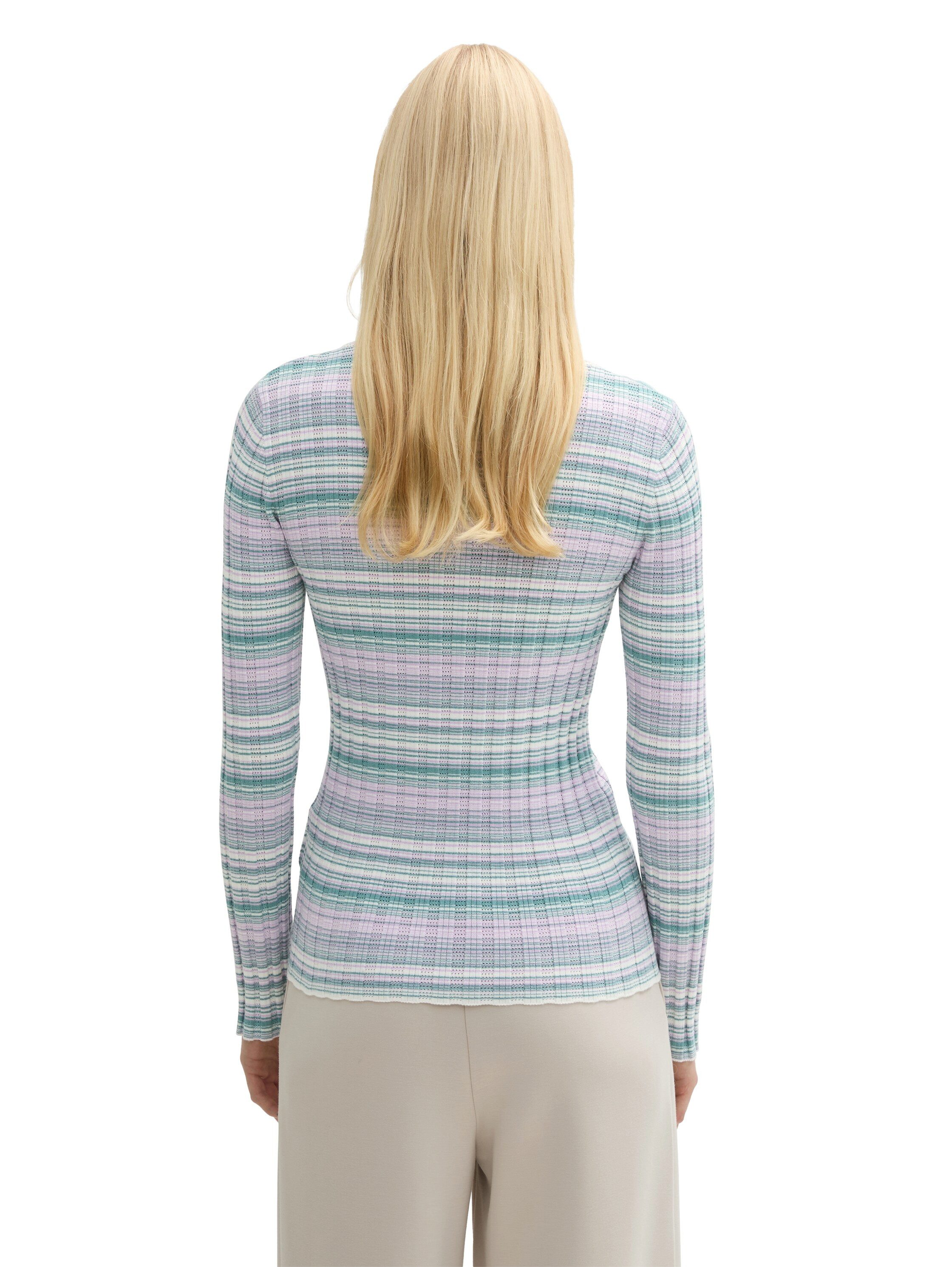 TOM TAILOR Denim Strickpullover mit Stehkragen günstig online kaufen