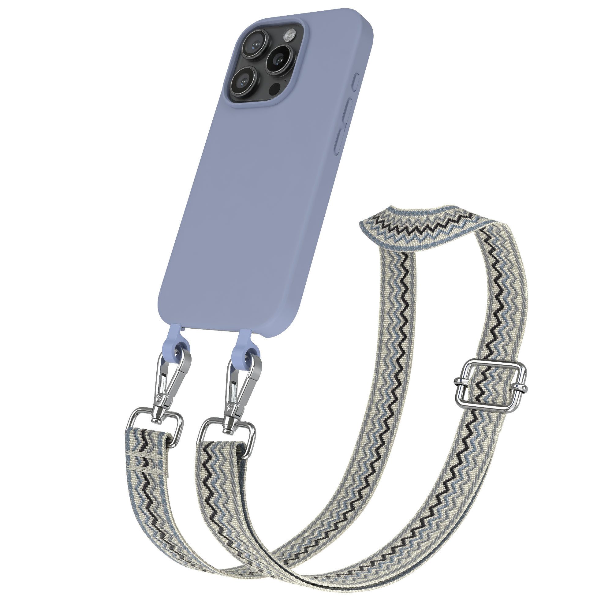 Handykette 2in1 TPU Hülle mit Band für Apple iPhone 16 Pro