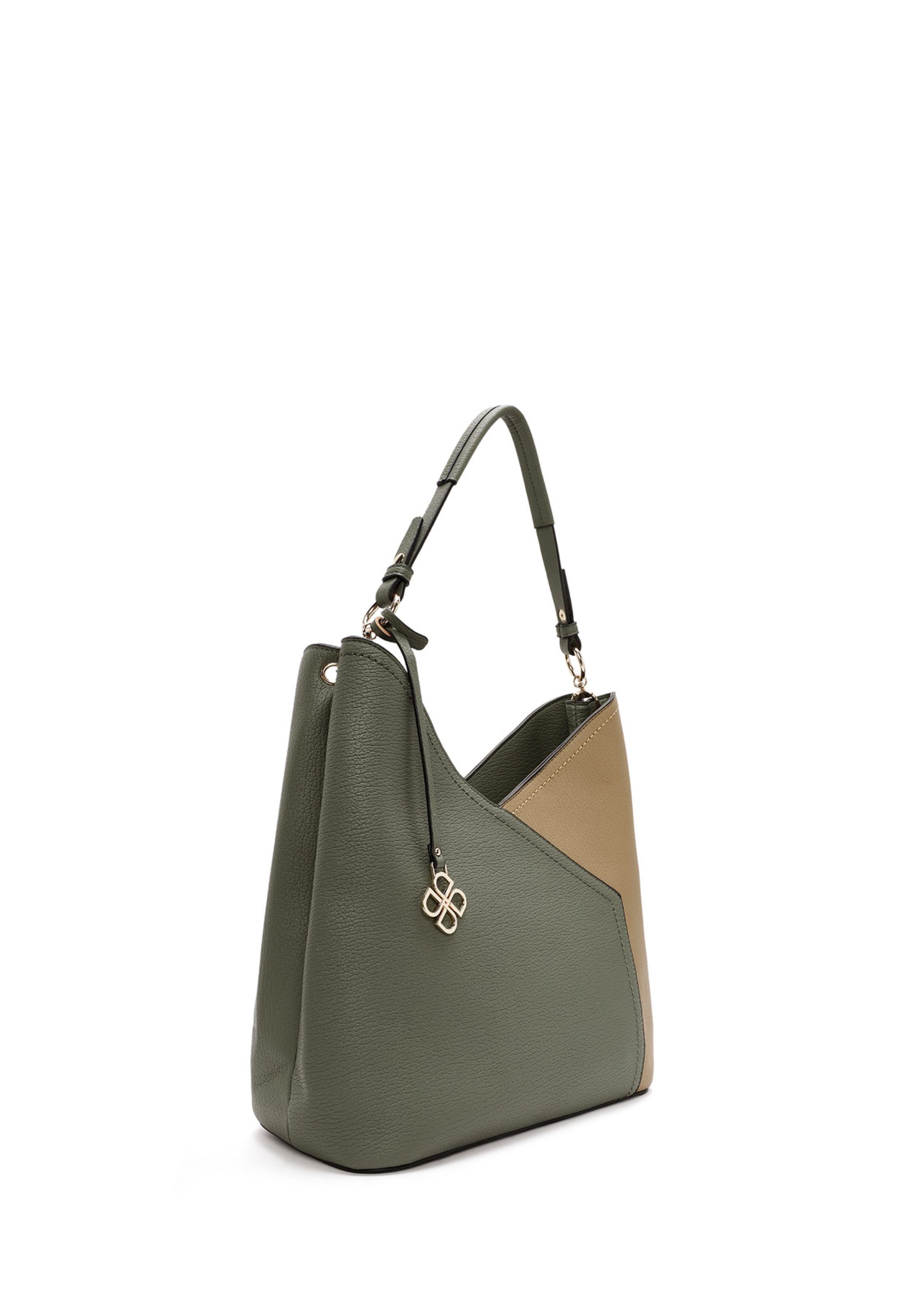 Derimod Umhängetasche Schultertasche aus Kunstleder, Kunstleder, Schulterriemen, Groß