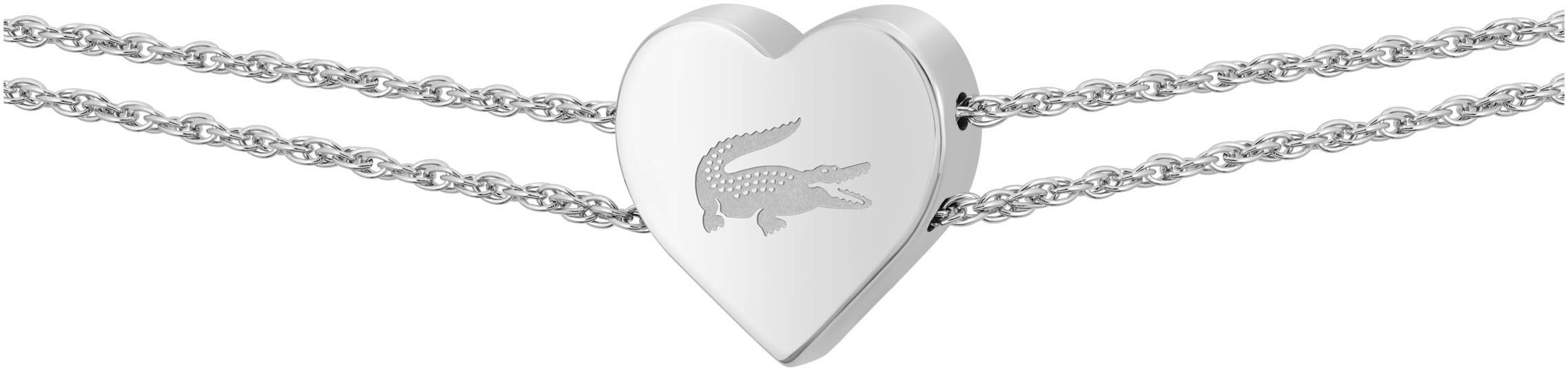 Lacoste Armkette LOVE MY CROC, Herz, 204...