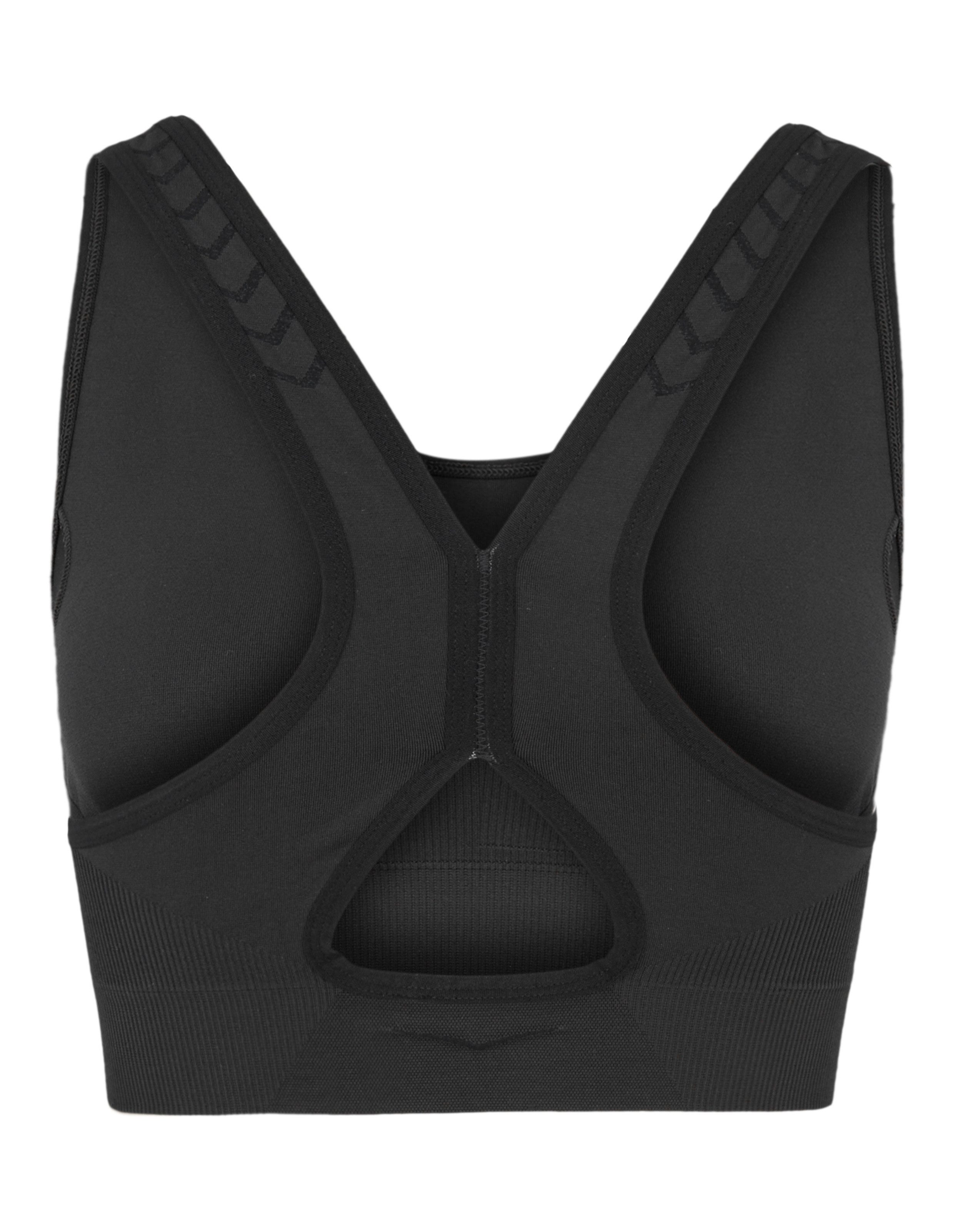 Venice Beach Sporttop BUSTIER MIAMI mit Rundhalsausschnitt, aus Polyamid, Polyester und Elasthan