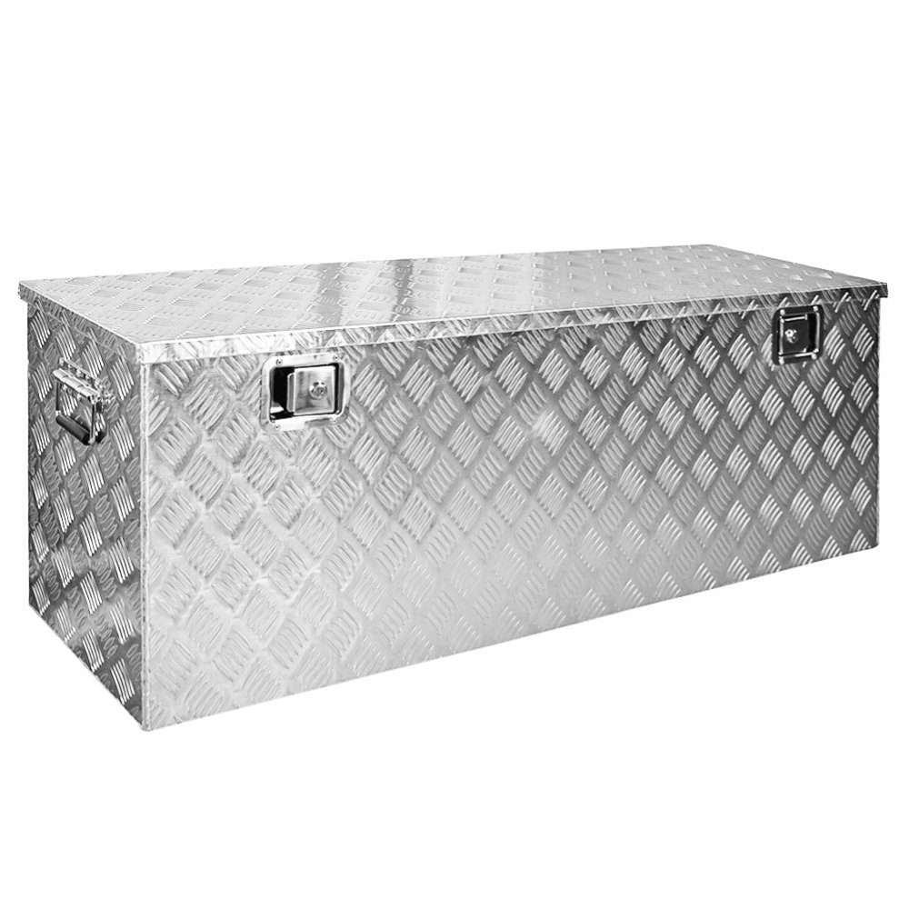 Anhänger-Deichselbox Truckbox Box Werkzeugkiste Anhängerbox Deichselbox Aluminium D210