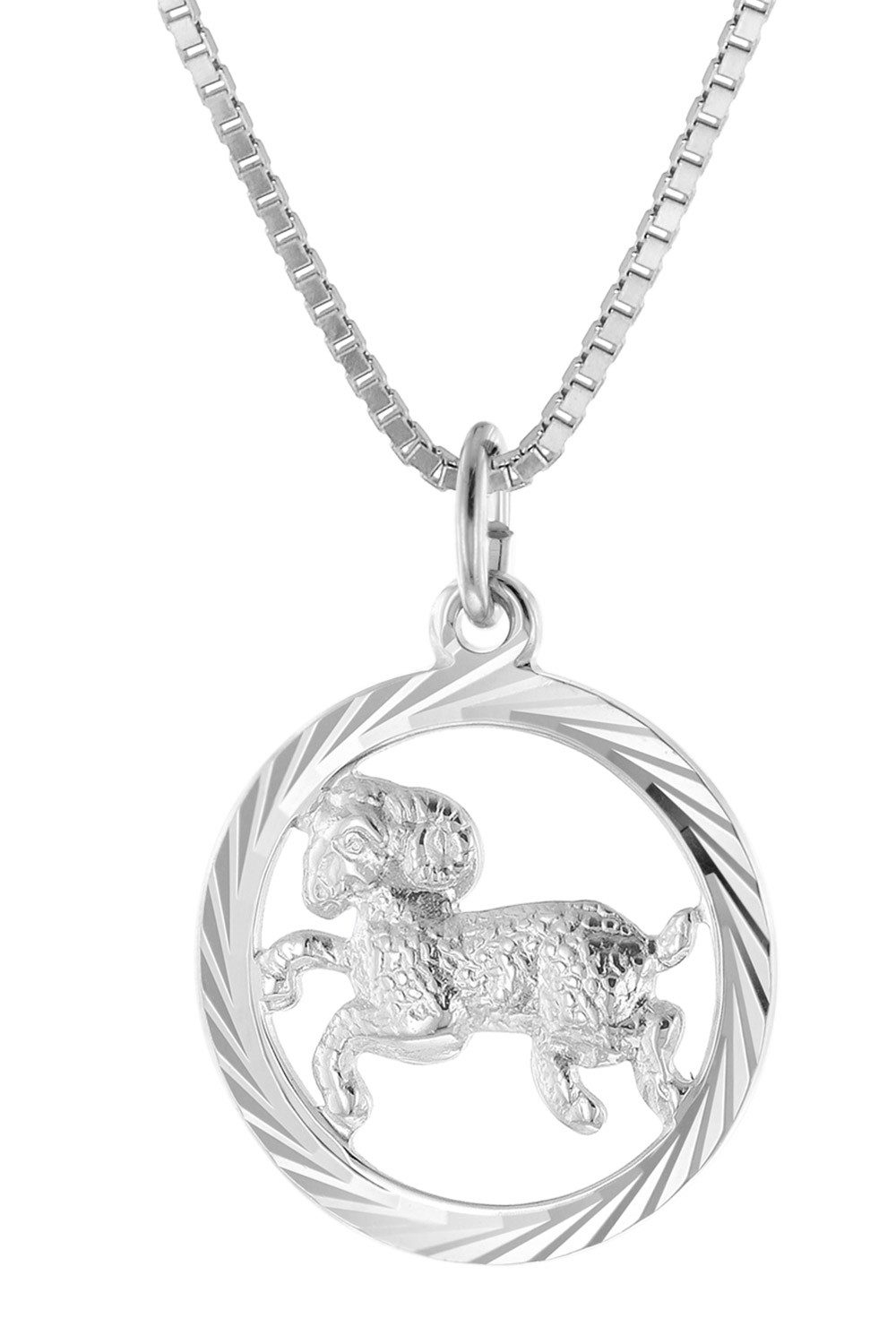 Kette mit Anhänger Widder Silber 925