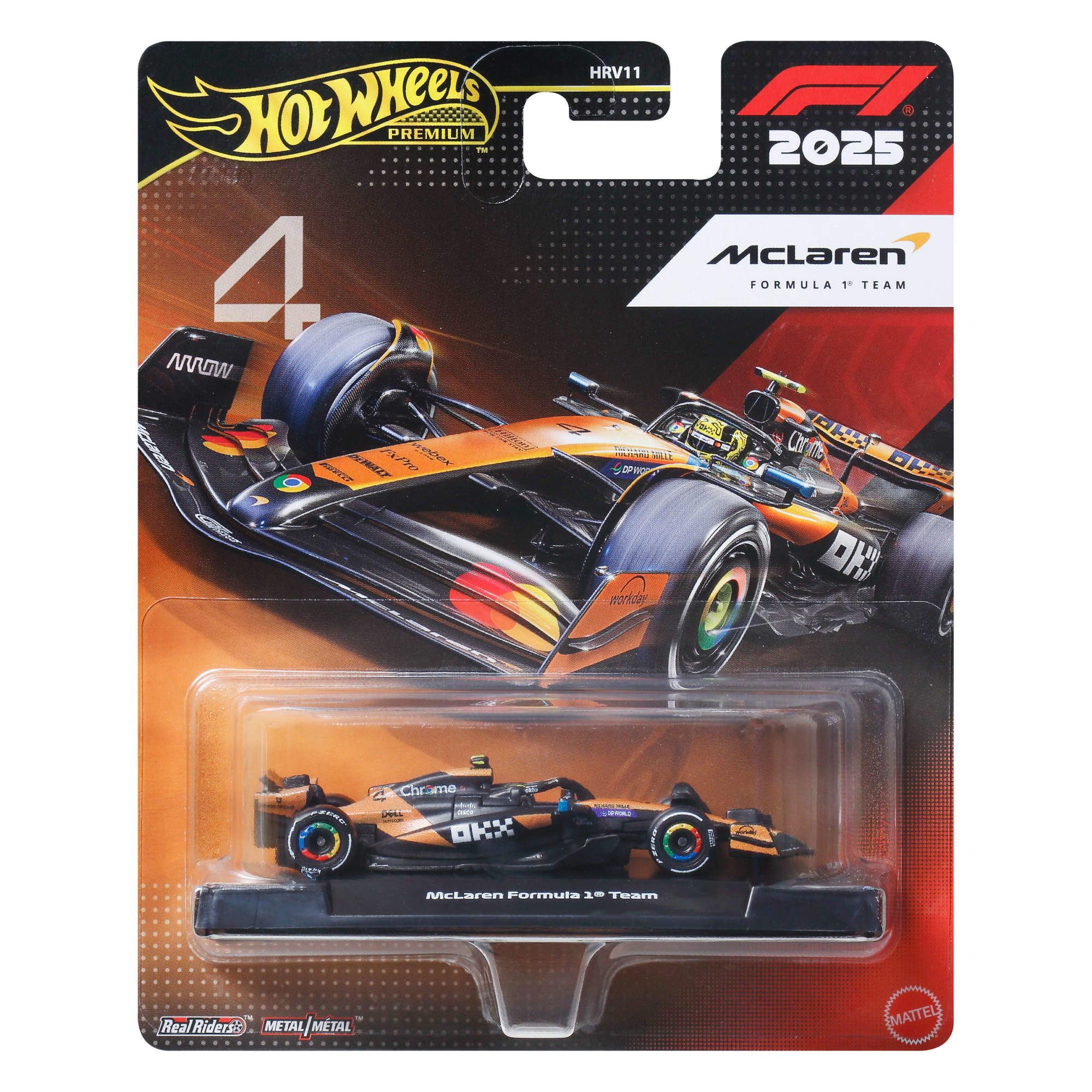 Hot Wheels Spielzeug-Auto Hot Wheels Premium F1 - Team MC Laren Driver 2