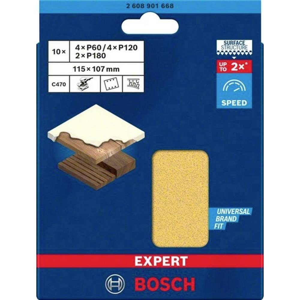 Accessories Schleifpapier Bosch SCHLEIFPAPIER-SET C470 EXPERT BOSCH