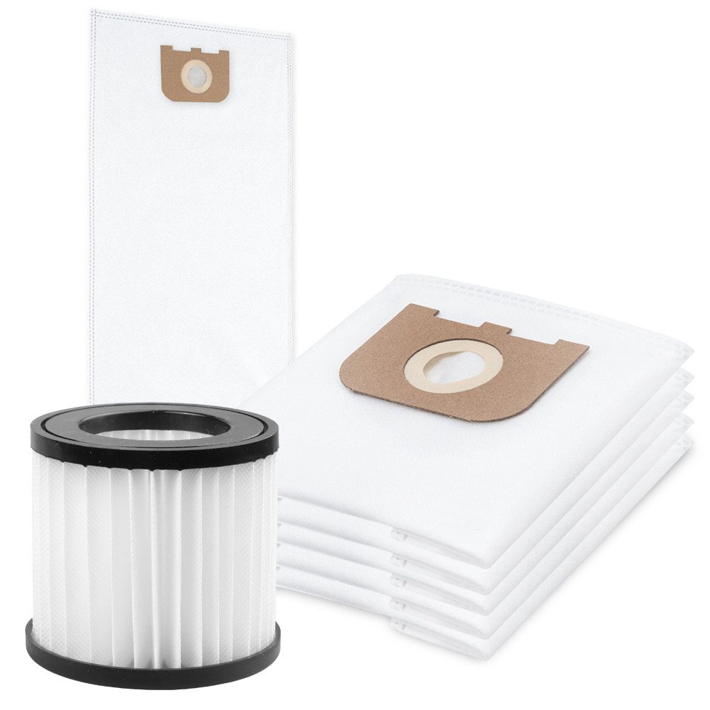 PRIMEBAG Staubsaugerbeutel 5 Vliesbeutel 1 Filter für Parkside PNTSA 20 Li A1 kompatibel