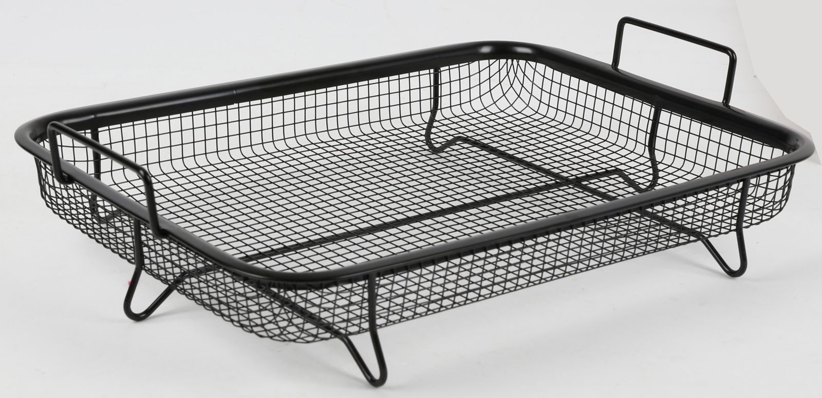 BURI Backblech Backofen Grillkorb Edelstahl Ofen Grillgitter Pommes Hähnchen Gemüse – Bild 3 von 4