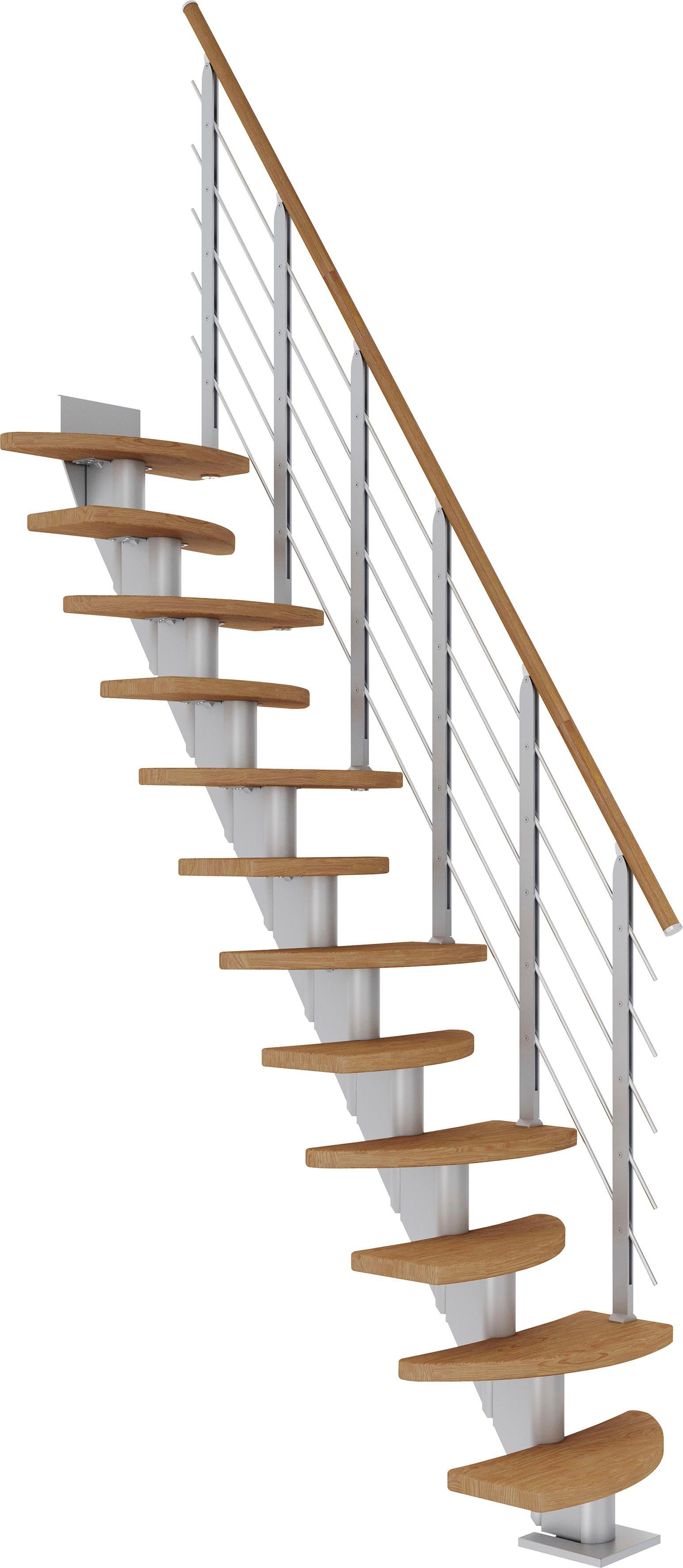 Dolle Mittelholmtreppe Berlin, für Geschosshöhen bis 247 cm, Stufen offen