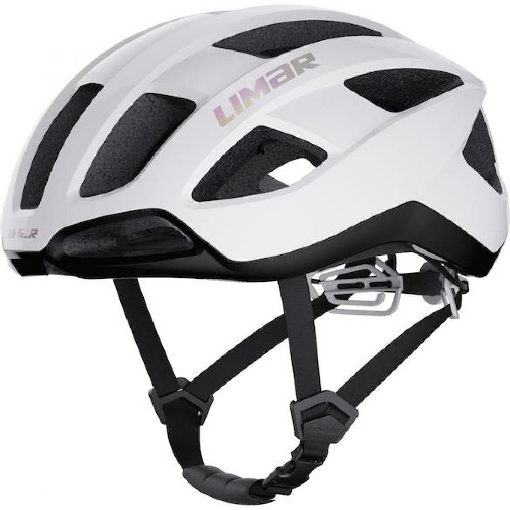 Fahrradhelm Limar Air Stratos Fahrradhelm MIPS L Weiß - Leichter Helm für Gravel &