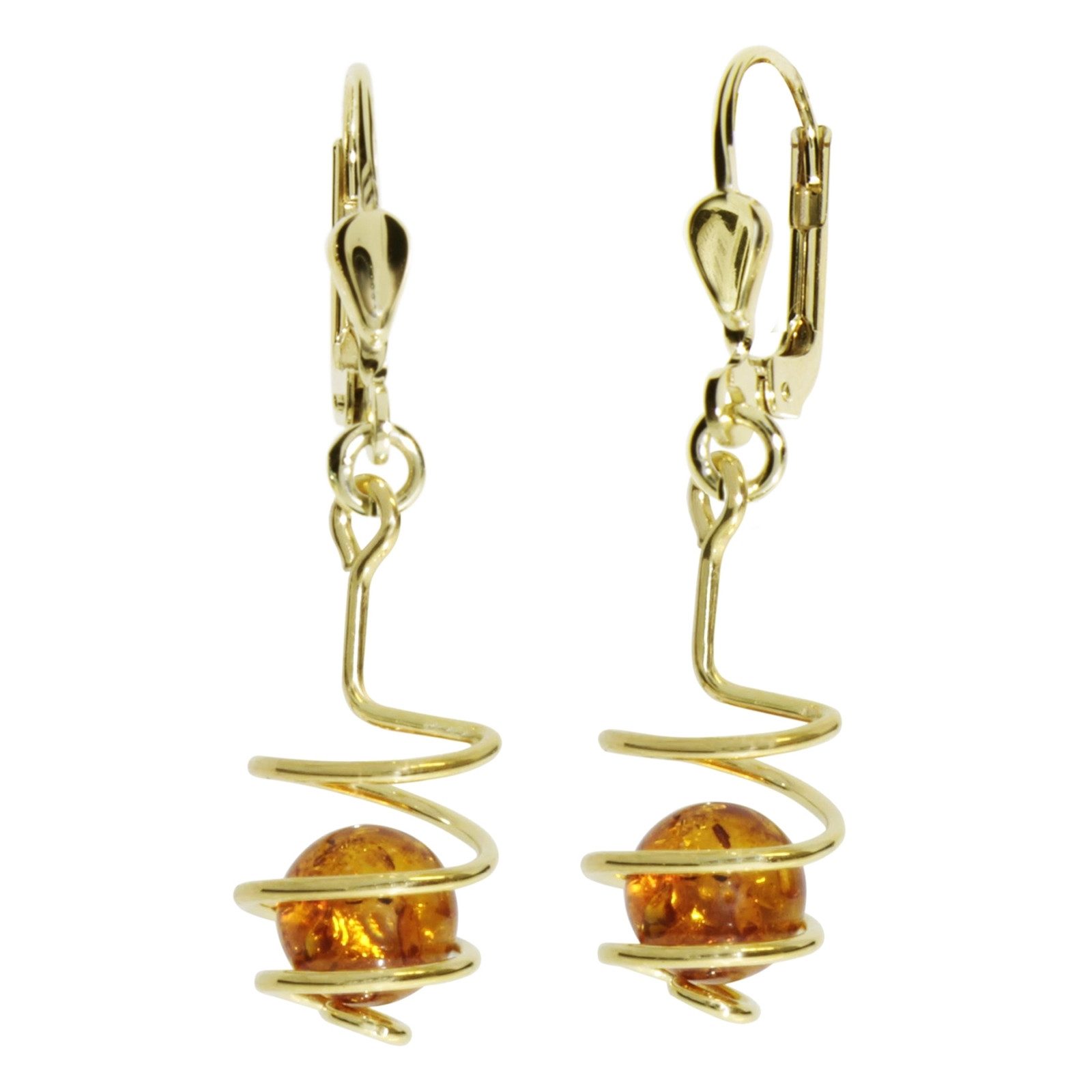 OSTSEE-SCHMUCK Paar Ohrhänger Ostsee-Schmuck Ohrhänger Spirale günstig online kaufen