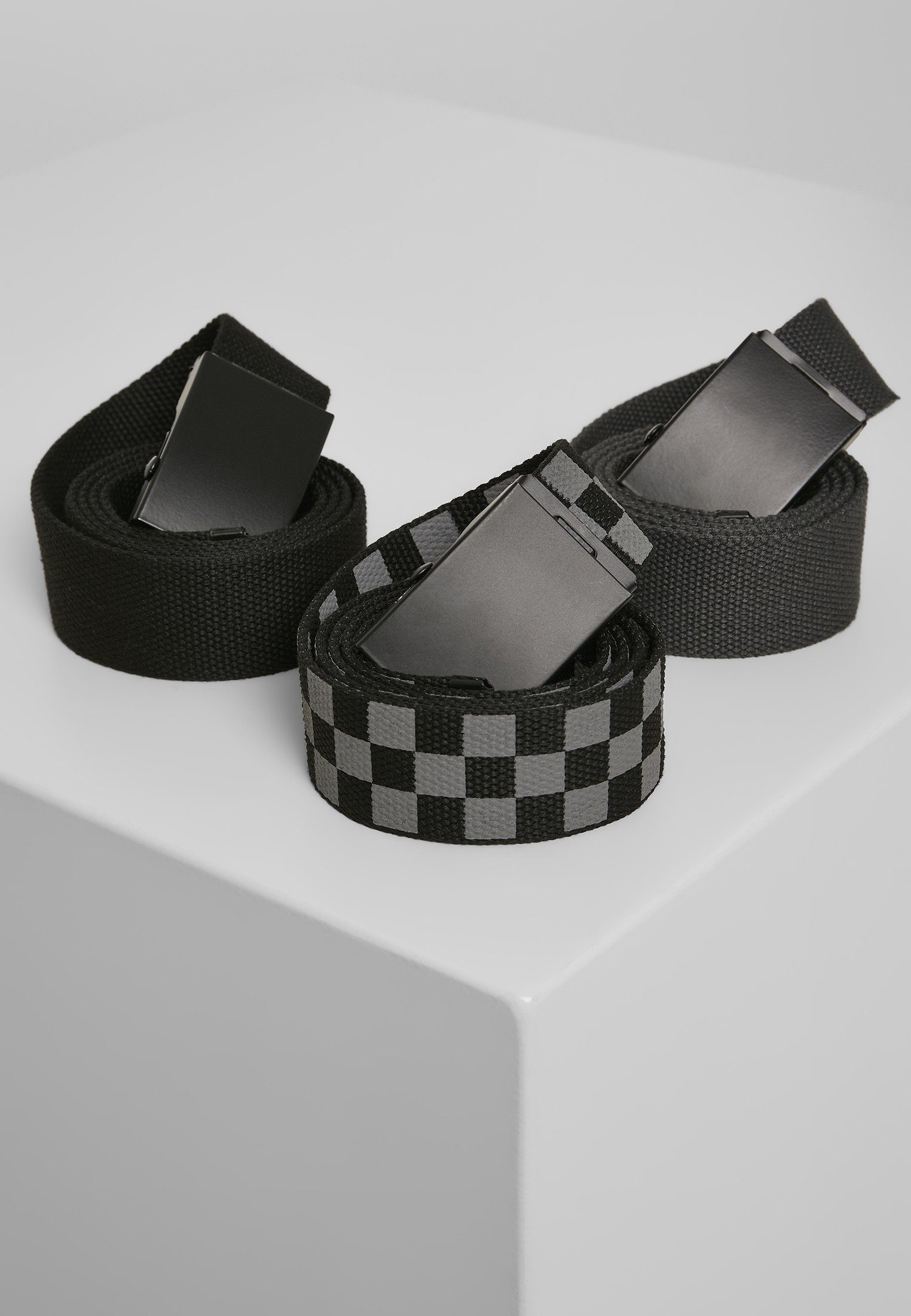 URBAN CLASSICS Hüftgürtel Belts Accessoires grau-schwarz Trio