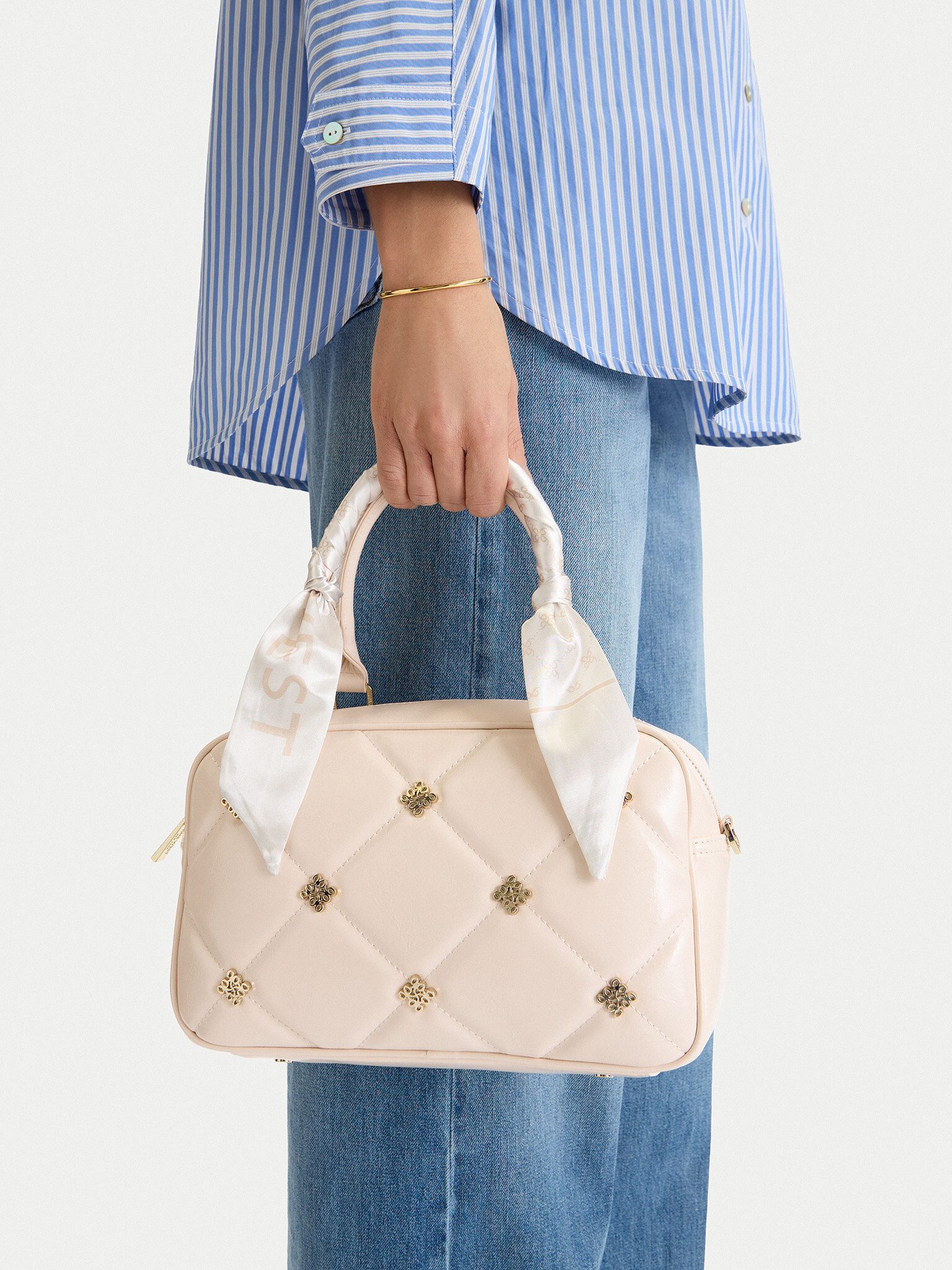 Nine West Handtasche Nine West Damenhandtasche Écru NINE WEST-EO-ALLEN GAZE-KS2577-1 Beige