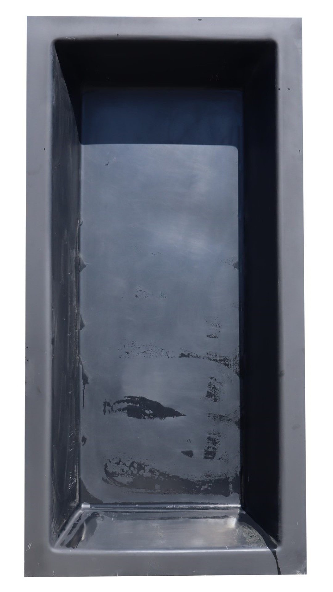 Wacredo Fertigteich GFK Rechteckbecken 200 x 100 x 35cm, BxLxH: 100x200x35 cm, 550 l, Rechteckbecken, Teichbecken, architektonisch