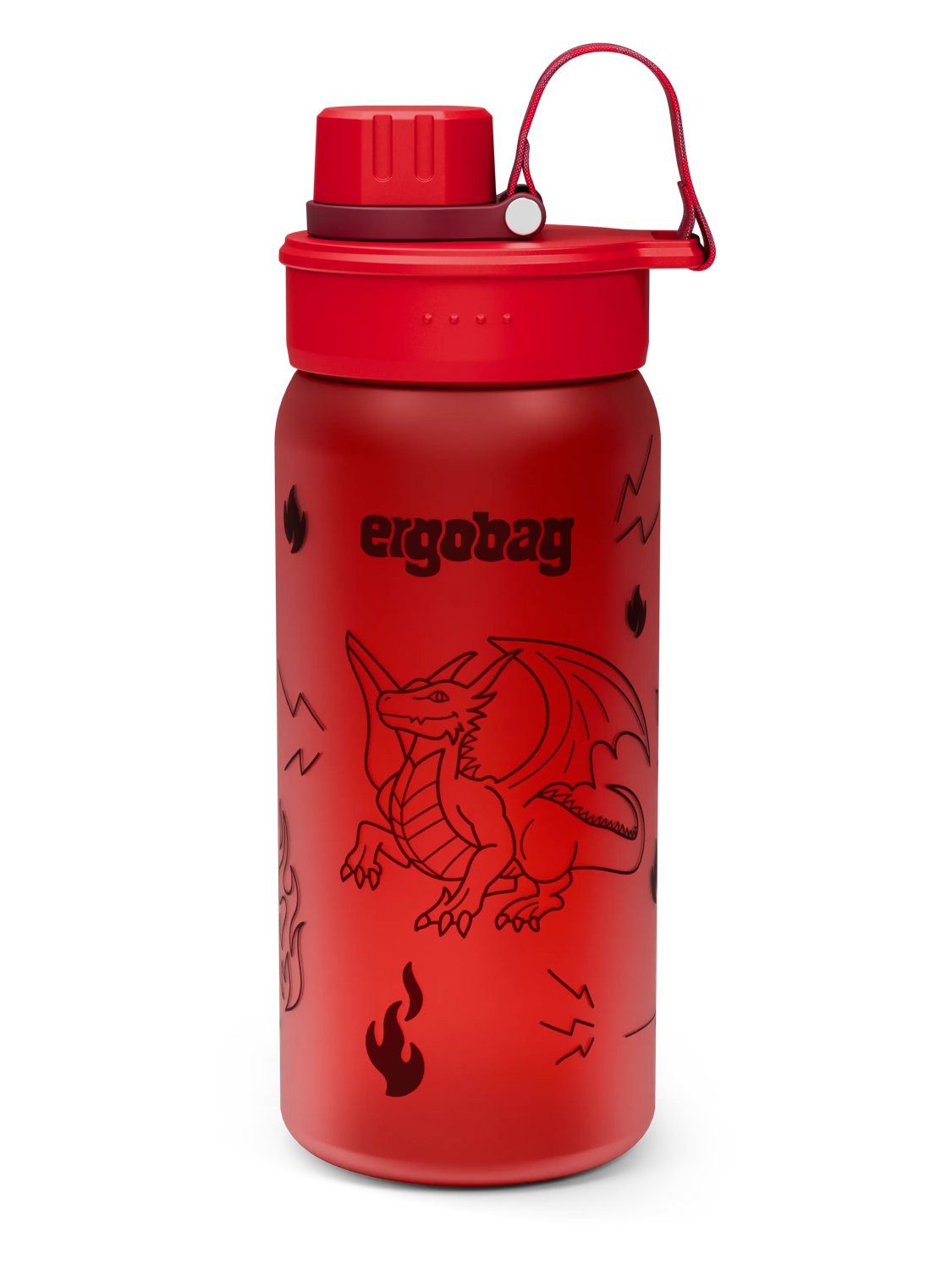 ergobag Trinkflasche Trinkflasche, auslaufsicher und kohlensäuregeeignet