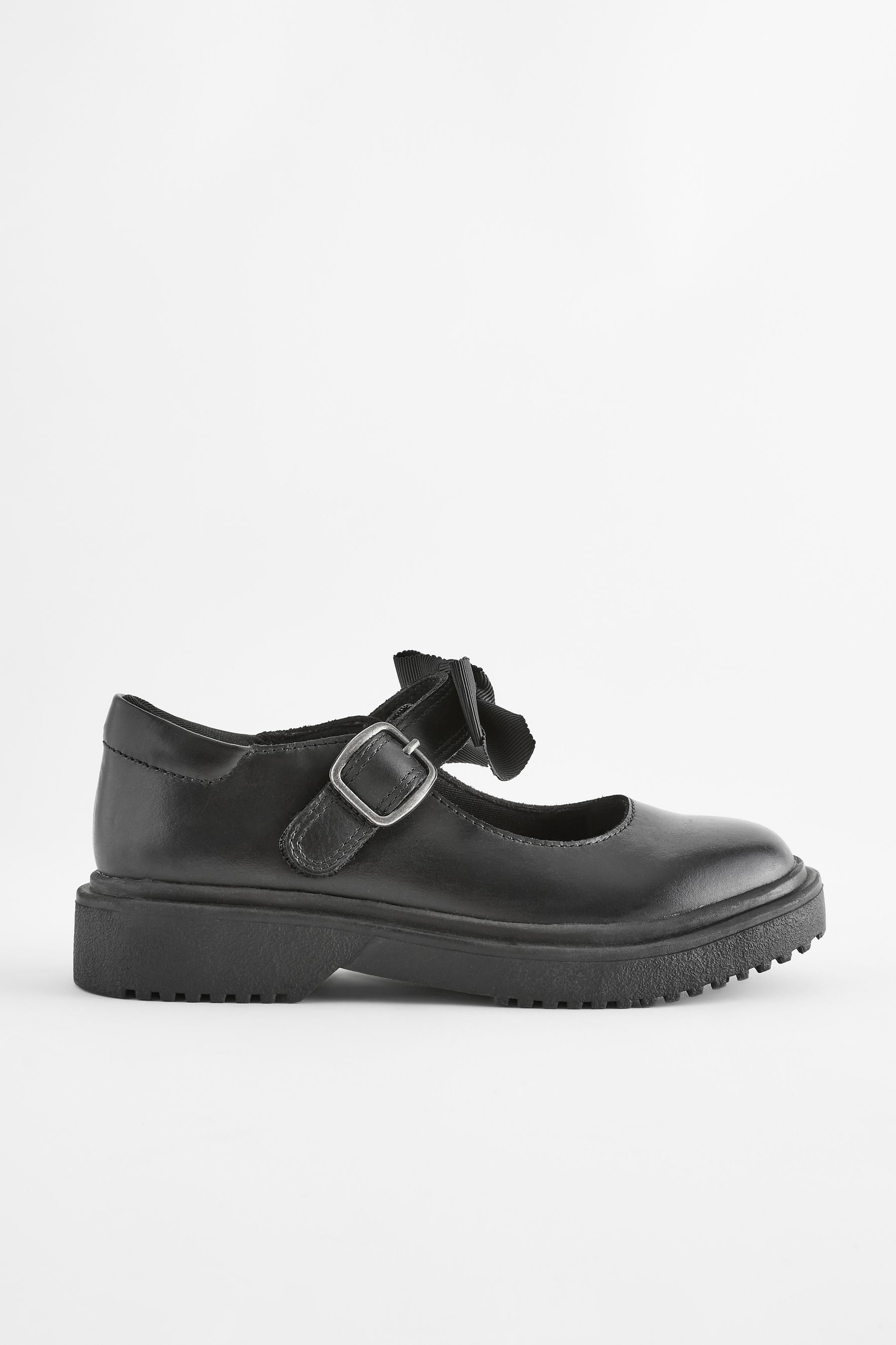 Next Robuste Mary-Janes aus Leder mit Schleife Mary-Jane-Schuhe (1-tlg)