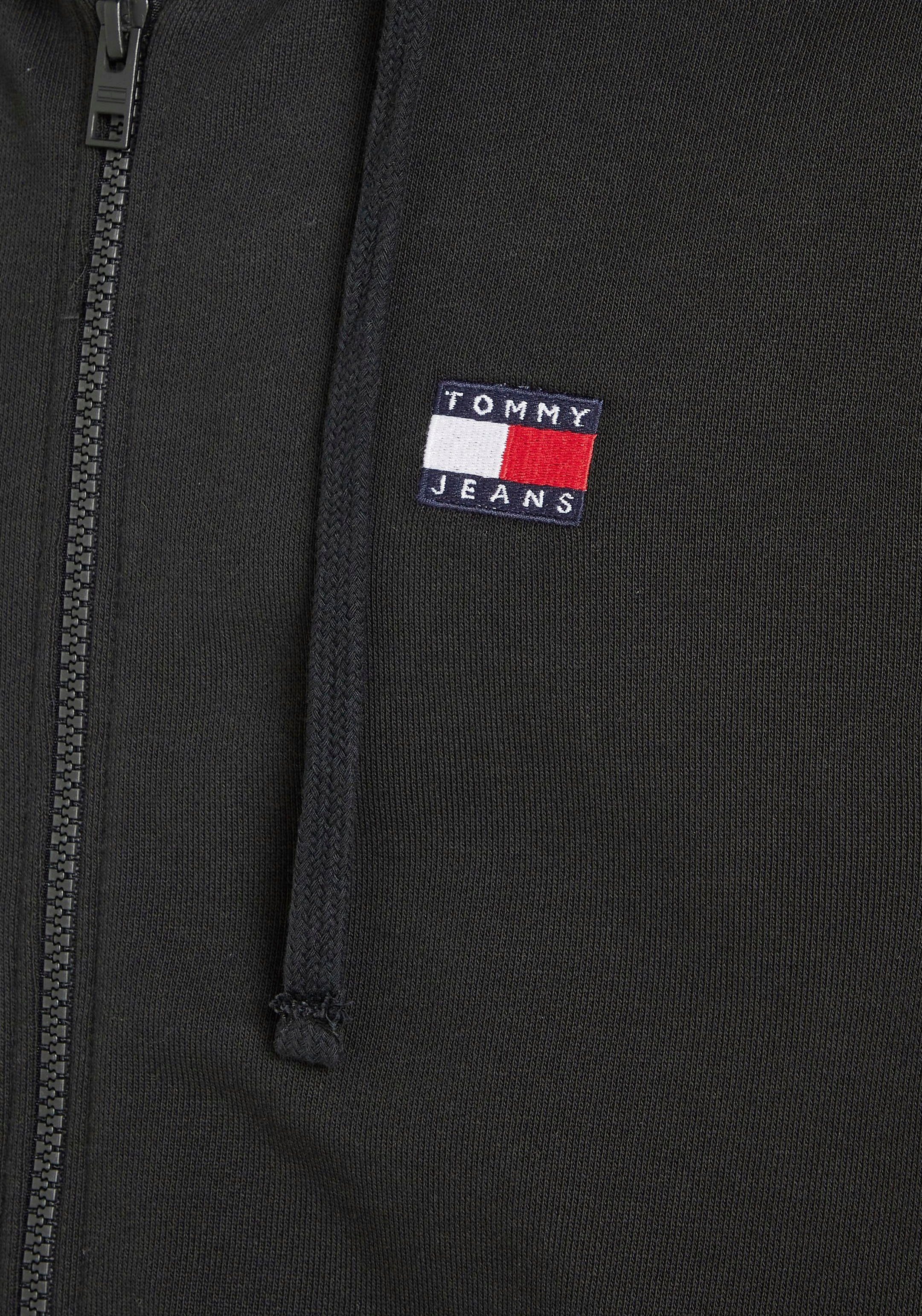 XS TJM ZIPTHRU RLX Jeans Jeans Tommy Tommy BADGE Kapuzensweatshirt mit Stickerei