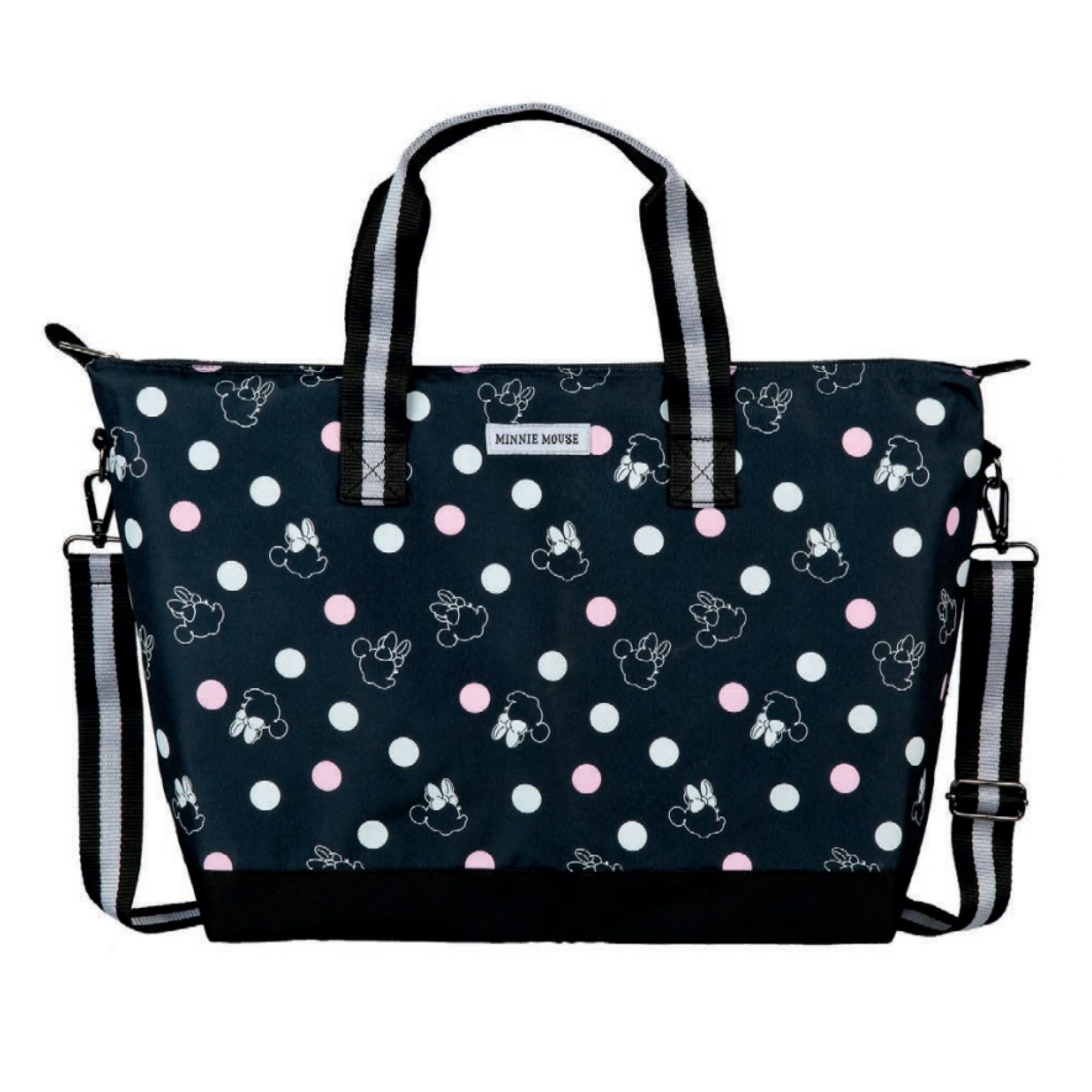 Disney Minnie Mouse Shopper Shopper Tasche 40 x 18 x 36 cm Blau große Tasche Shopping Alltag