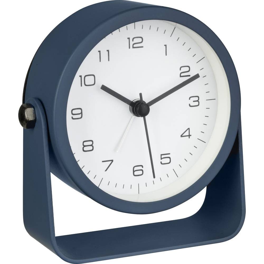 TFA Dostmann Wecker Tischuhr aus Metall und Glas, inkl leisem Uhrwerk, 60.1 günstig online kaufen