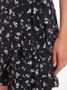 Tommy Jeans Hosenrock TJW FLORAL RUFFLE WRAP SKORT Webrock mit Tommy Jeans Markenlabel