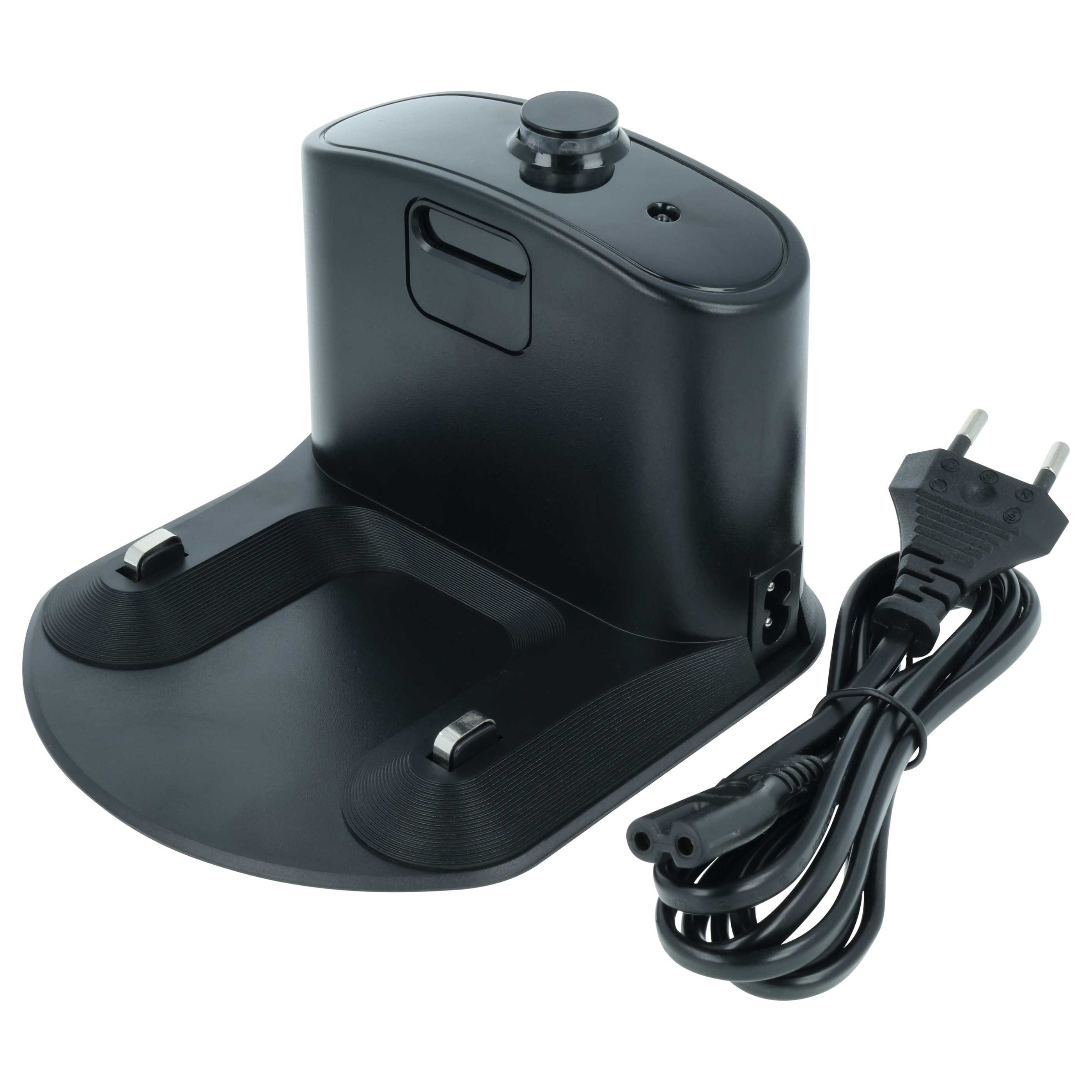 vhbw passend für iRobot Roomba 790, e5, 870, 880, 966, 785, 871, 782. 2, 86 Ladestation (Ladestation mit passendem Stromkabel zum Laden Ihres Saugroboters am)