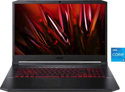 Acer AN517-54-508Q Gaming-Notebook (43,94 cm/17,3 Zoll, Intel Core i5 11400H, GeForce RTX™ 3050 Ti, 512 GB SSD)