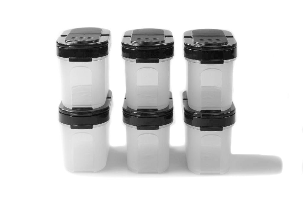 Gewürzbehälter Vorratsdose SPÜLTUCH Gewürz-Zwerge 120 ml (6) TUPPERWARE +