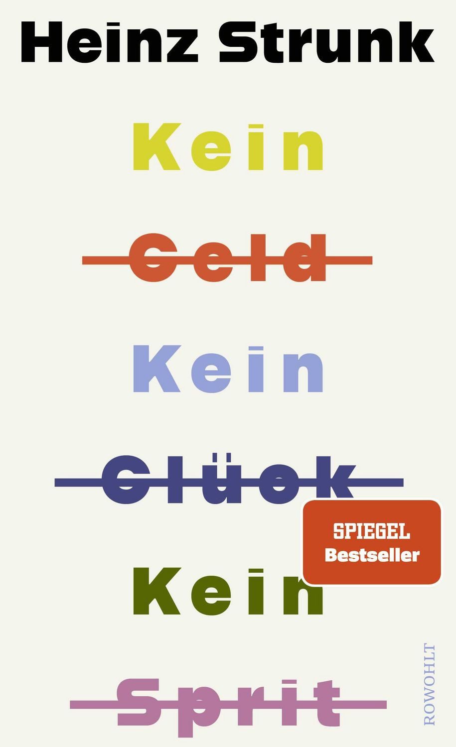 Belletristik Kein Geld Kein Glück Kein Sprit Urkomische, todtraurige Geschichten vo Heinz Strunk