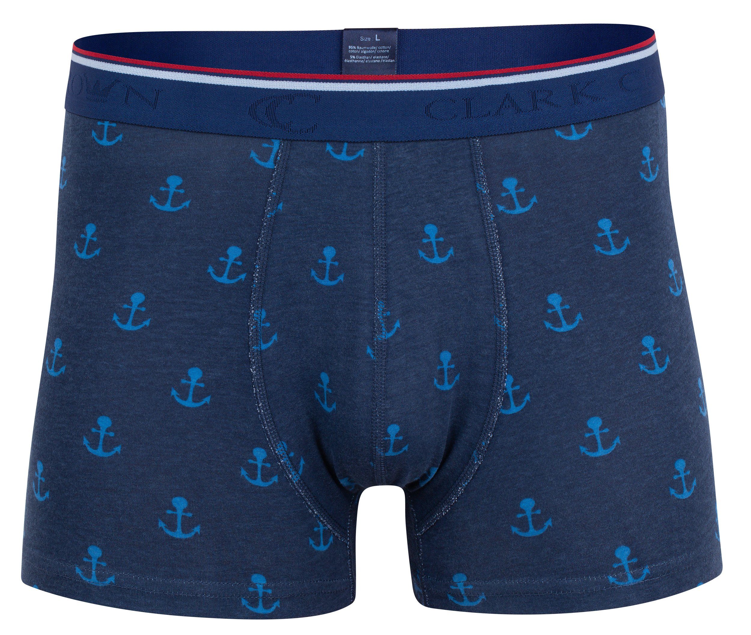 Clark Crown® Boxershorts Maritim (2-St) günstig online kaufen
