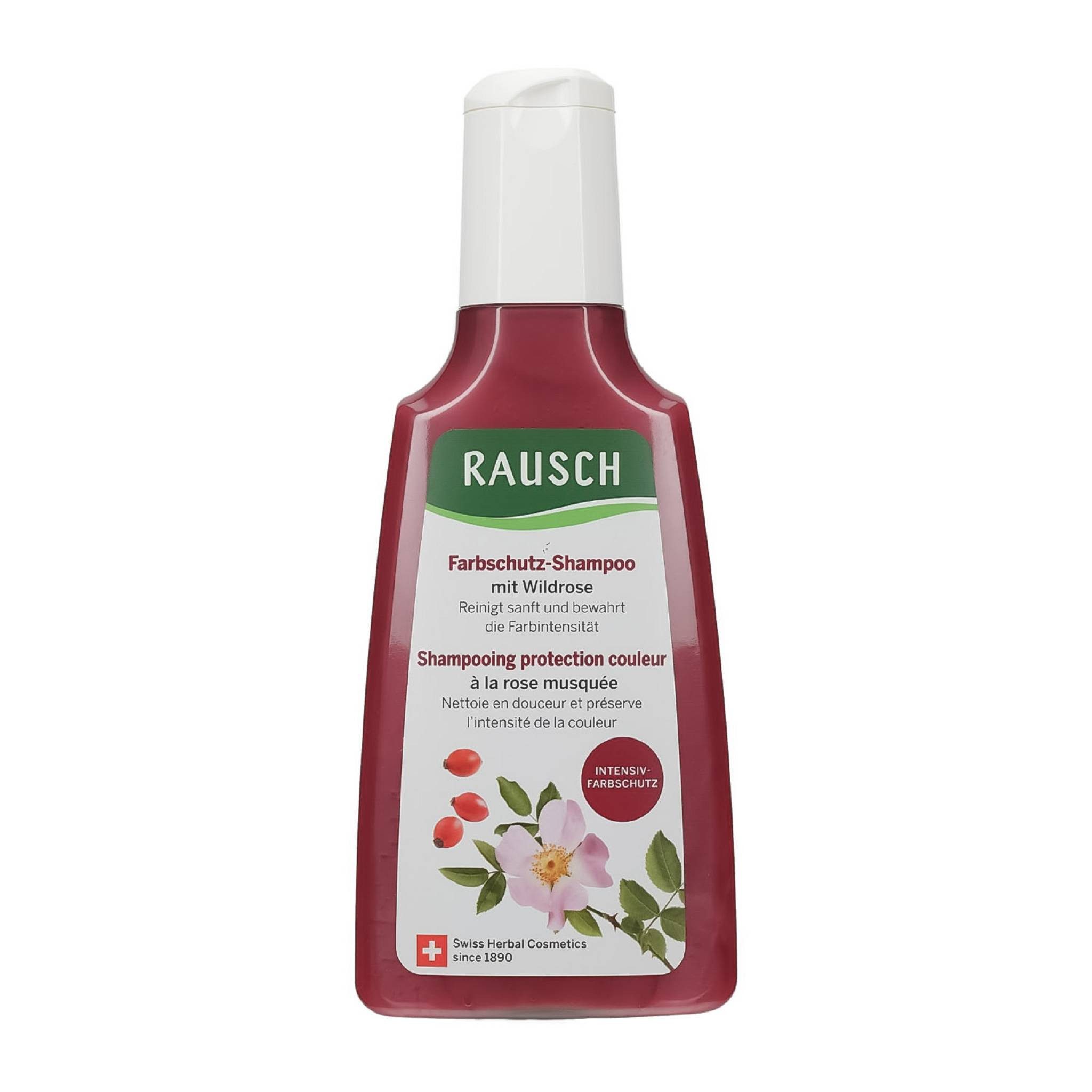 Rausch Haarshampoo RAUSCH Farbschutz-Shampoo mit Wildrose