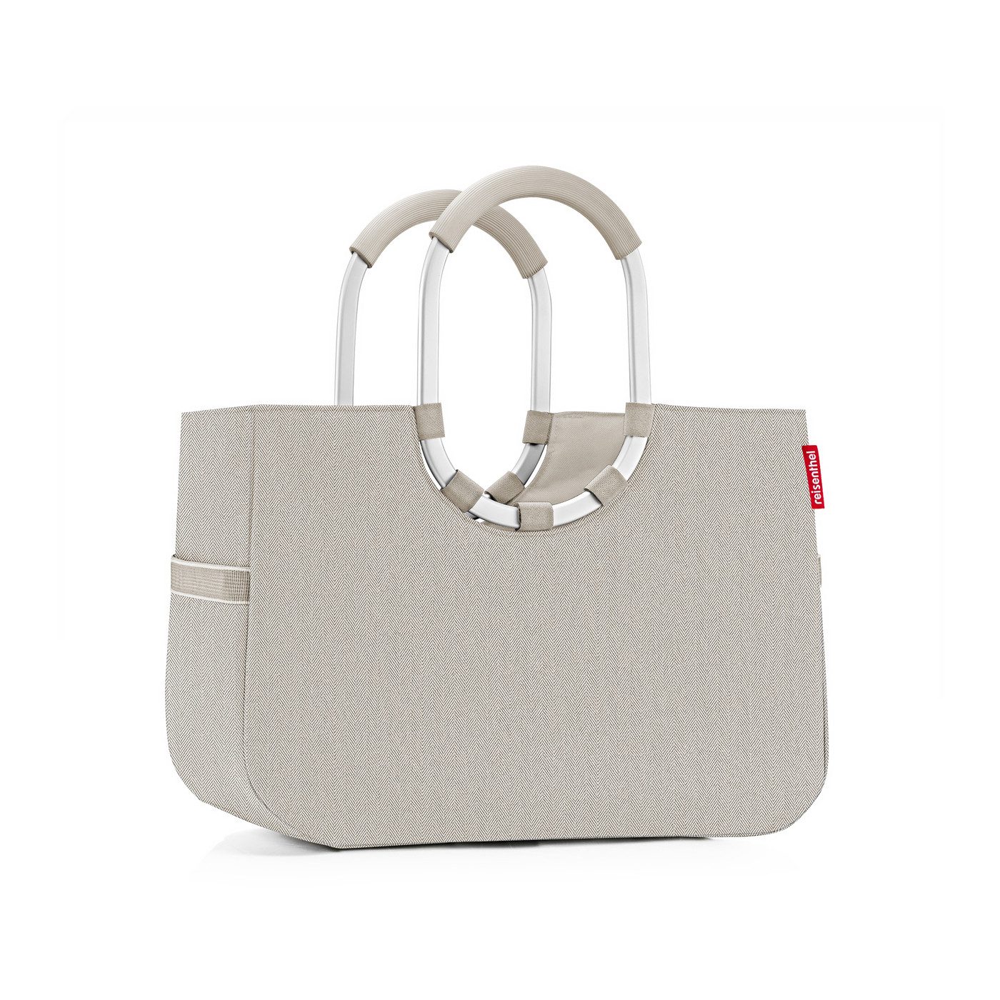 REISENTHEL® Shopper, loopshopper L plus pocketcase herringbone sand günstig online kaufen
