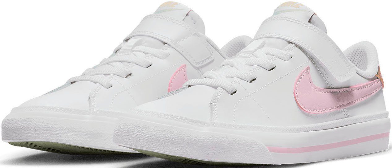 Regulärer Versandhandel Nike Sportswear COURT LEGACY (PS) weiß-rosa Sneaker