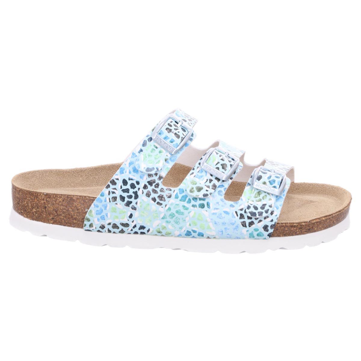 Rohde Alba Pantolette (1-tlg) Pantoletten - Kork-Tieffußbett, Variable Pass günstig online kaufen