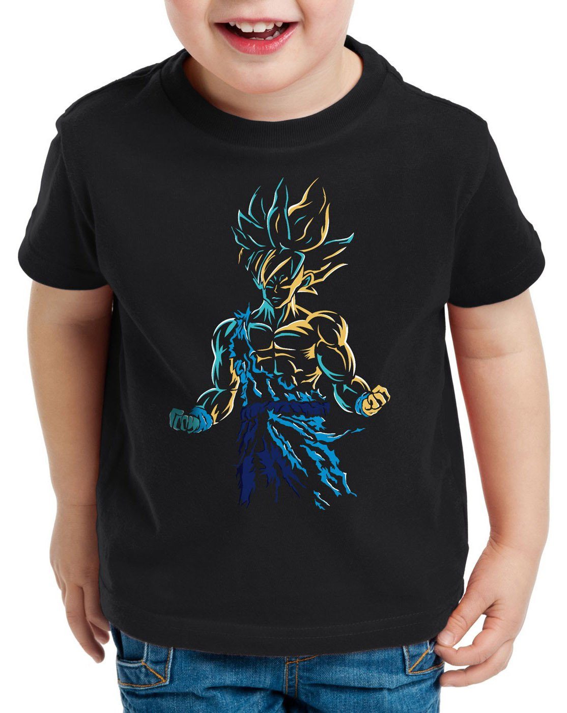 style3 T-Shirt Goku Evolution super dragonball z gt songoku dbz daima